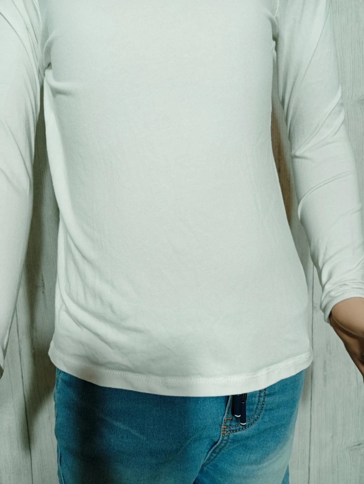 Pull à col roule fille - Taille 10 ans ( 138/143 cm) - kiabi-couleur blanc creme – Kiabi – taille 10 ans / 140 cm 3