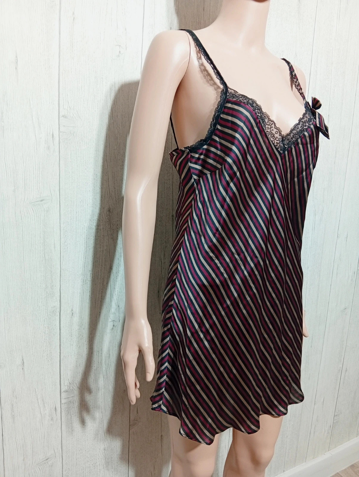 Nuisette femme - Taille XXL/44 - Etam - couleur bordeau et beige – Etam – taille XXL / 44 / 16 4