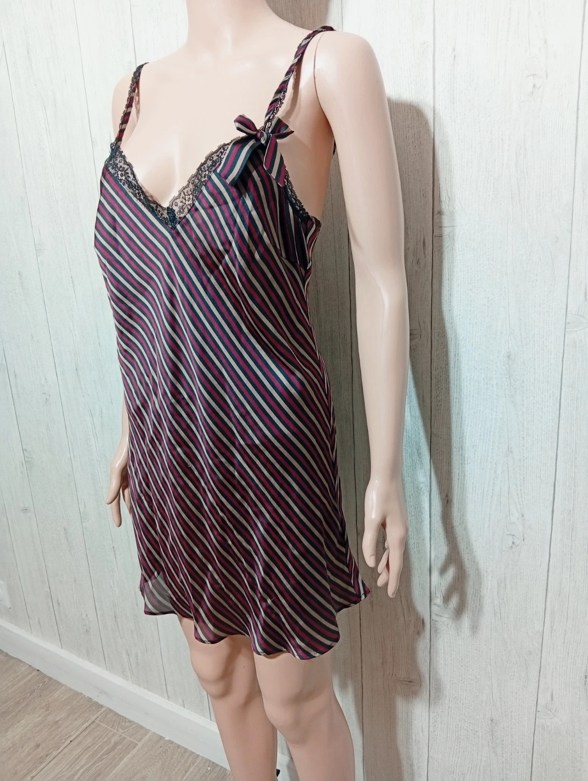Nuisette femme - Taille XXL/44 - Etam - couleur bordeau et beige – Etam – taille XXL / 44 / 16 5