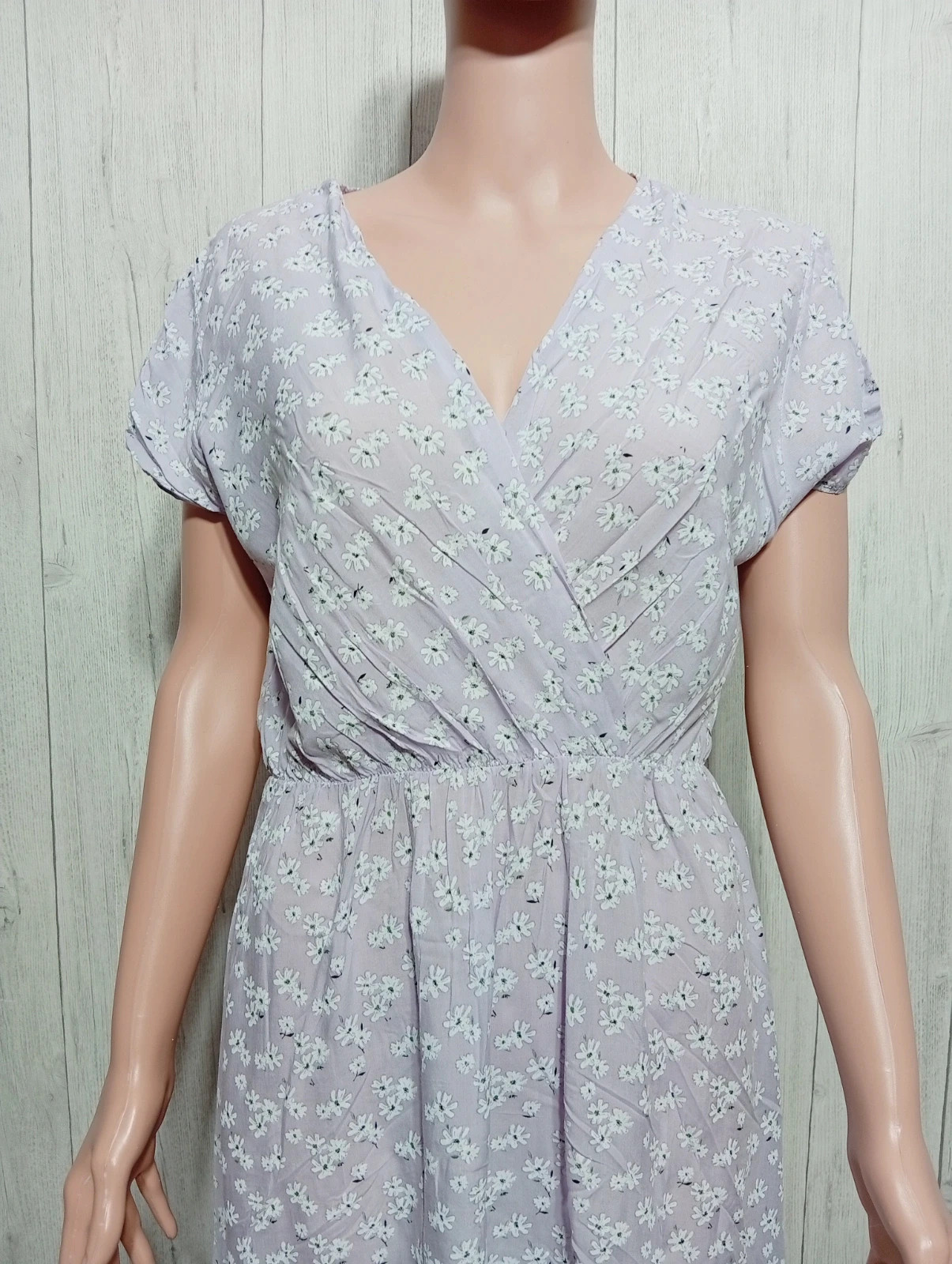 Robe femme - Taille M/38 - couleur lila et blanc – taille M / 38 / 10 2