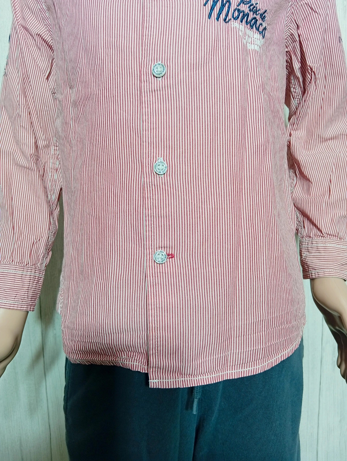 Chemise garcon- Taille 8 ans - mc grégor - couleur rouge et blanc – McGregor – taille 8 ans / 128 cm 3