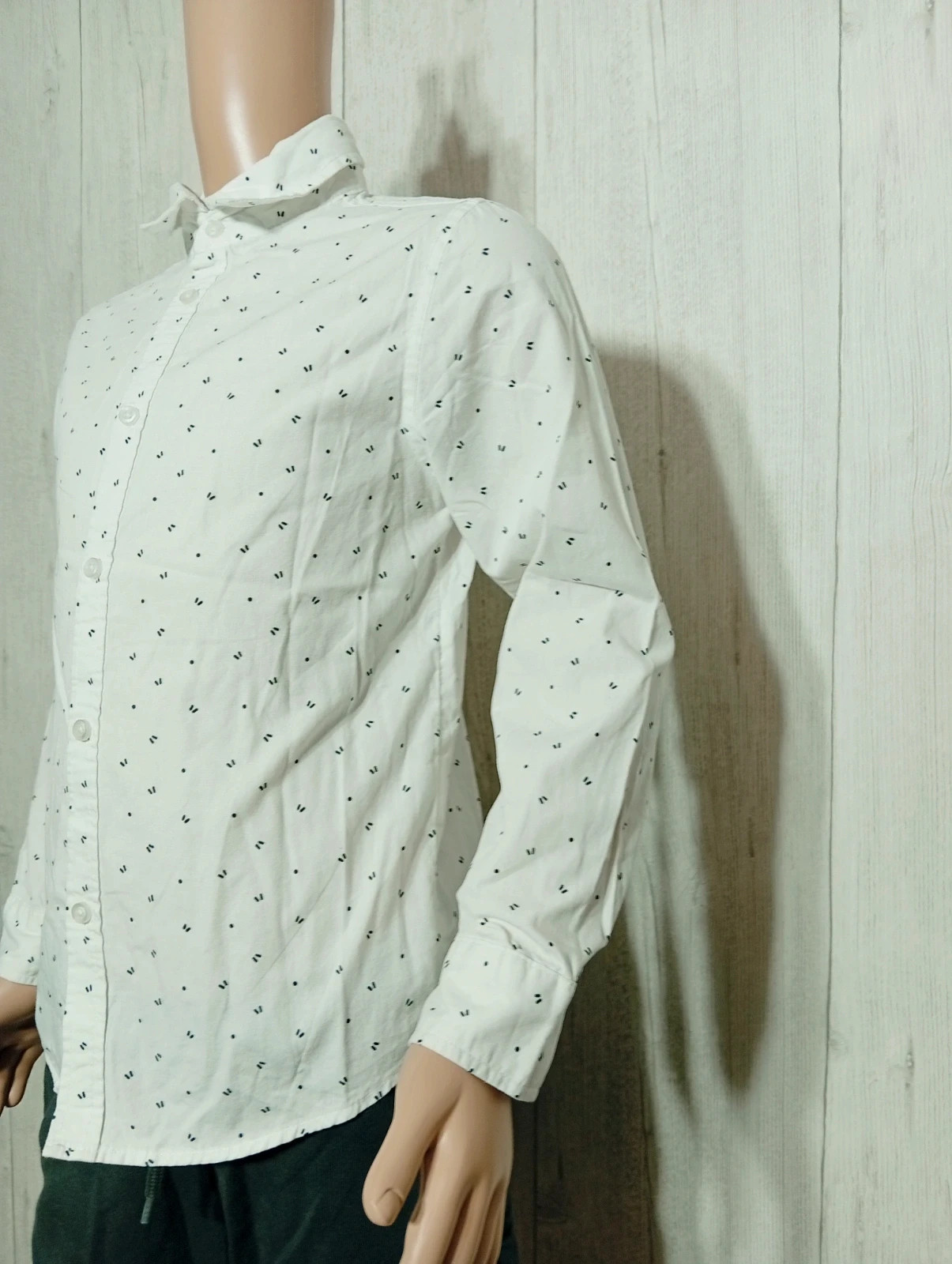Chemise garcon - Taille 8 ans (126/131 cm) - kiabi - couleur blanc et noir – Kiabi – taille 8 ans / 128 cm 5