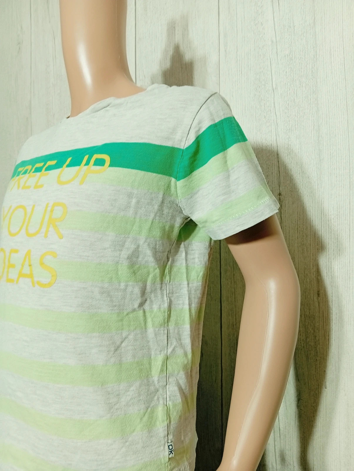 T-shirt manche courte garcon- taille 8 ans (126 cm) -okaidi - couleur gris et vert – Okaïdi – taille 8 ans / 128 cm 5