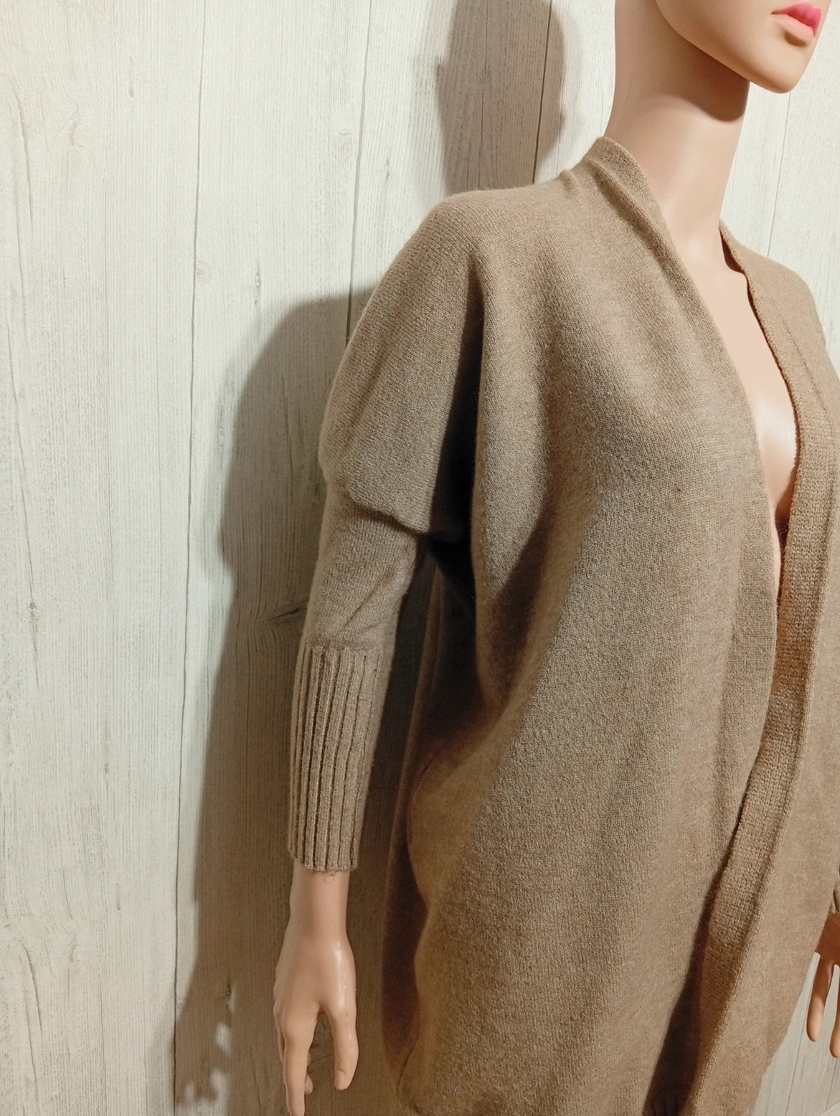 Cardigan femme - taille L/40-Shein- couleur beige marron – Shein – taille M / 38 / 10 4