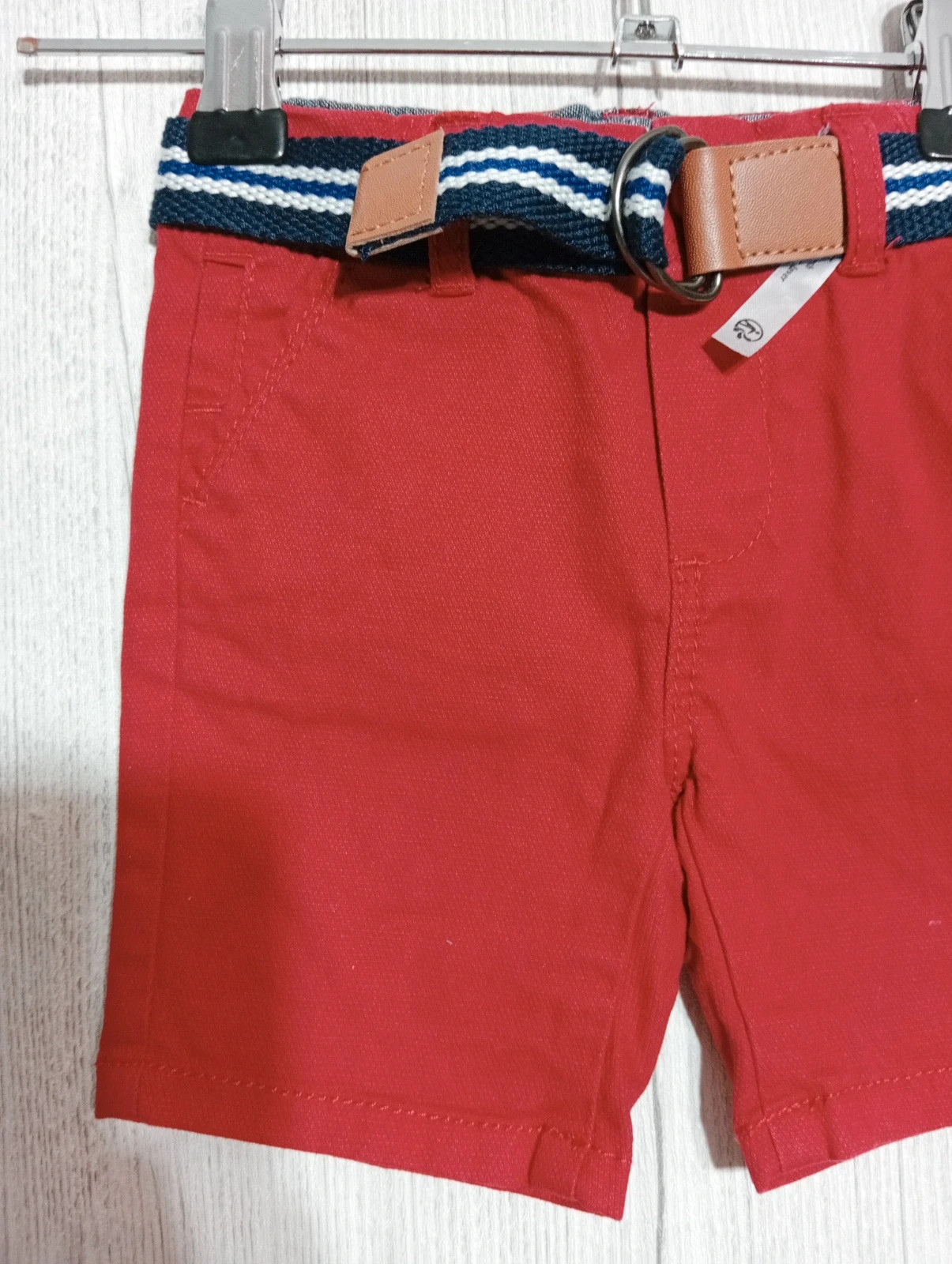 Short garçon- Taille 3 mois (59 cm) obaibi- couleur rouge – Obaïbi – taille 1-3 mois / 56 cm 2