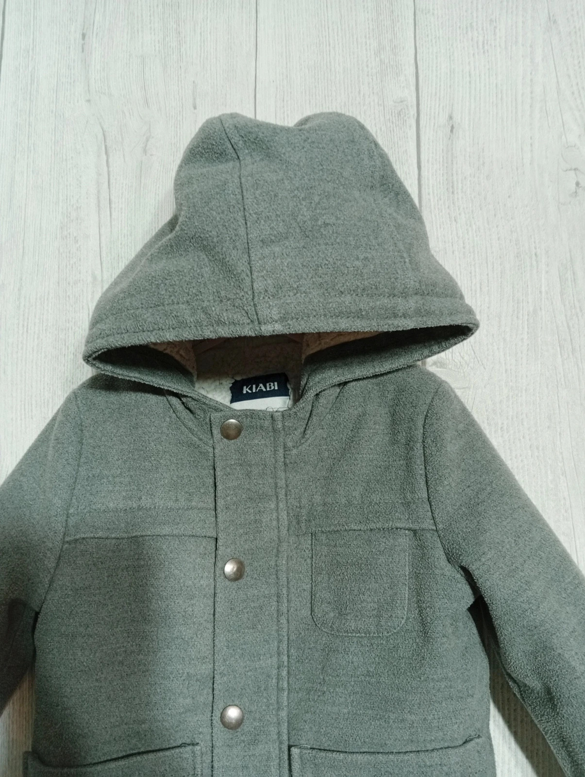 Manteau garcon - Taille 2 ans ( 83/89cm) - kiabi - couleur gris – Kiabi – taille 24-36 mois / 92 cm 2