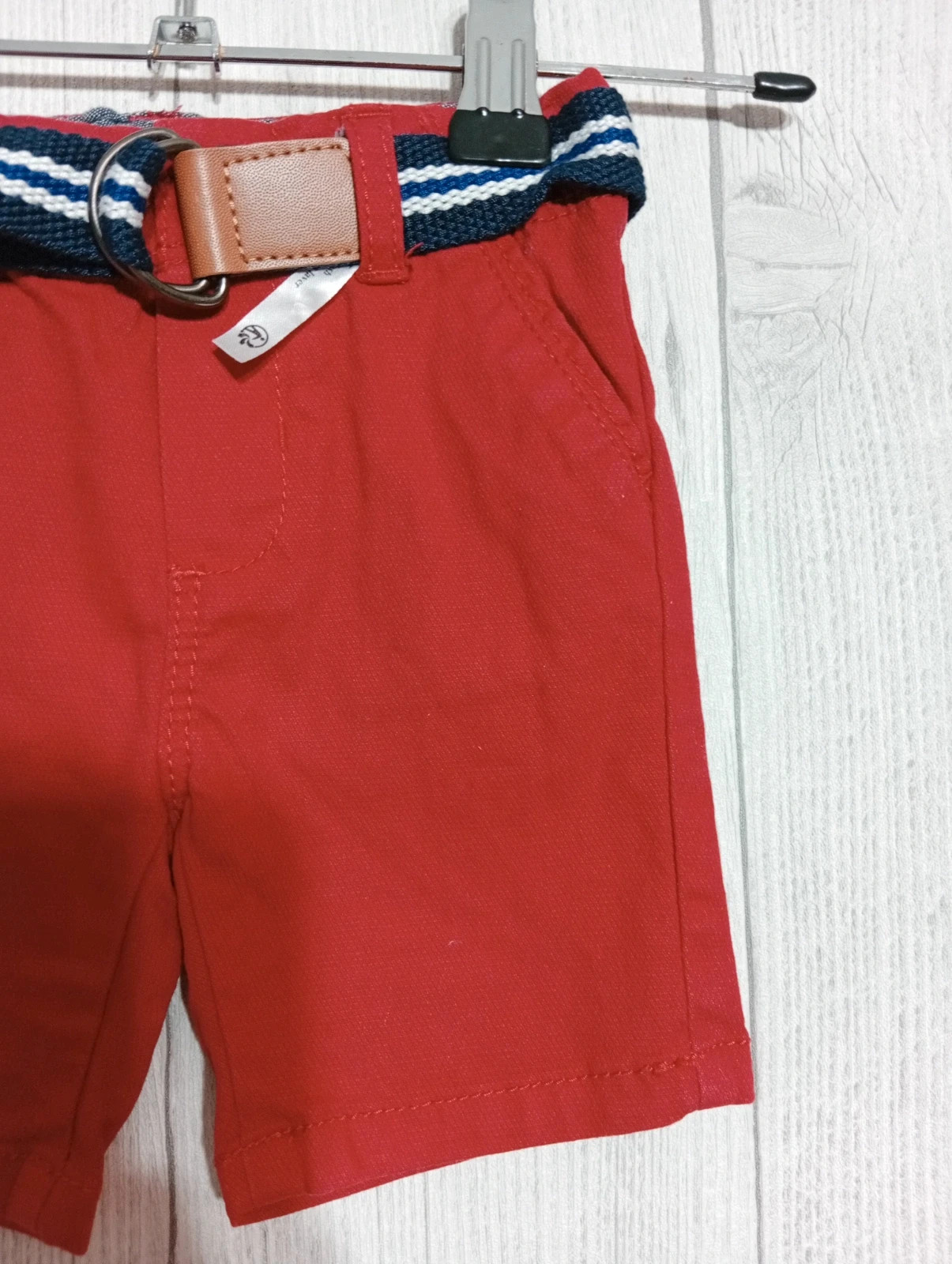 Short garçon- Taille 3 mois (59 cm) obaibi- couleur rouge – Obaïbi – taille 1-3 mois / 56 cm 3