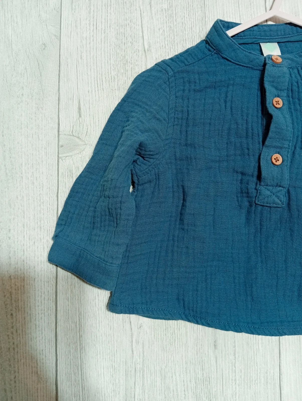 Chemise garcon - Taille 9 mois - Tex - couleur marine – TEX – taille 6-9 mois / 68 cm 3