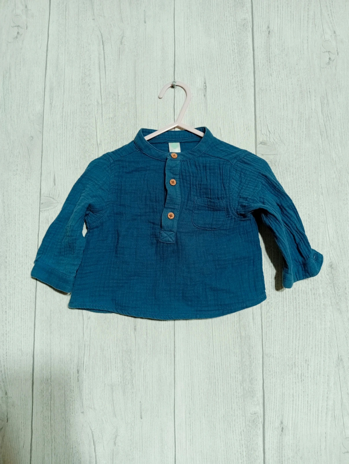 Chemise garcon - Taille 9 mois - Tex - couleur marine