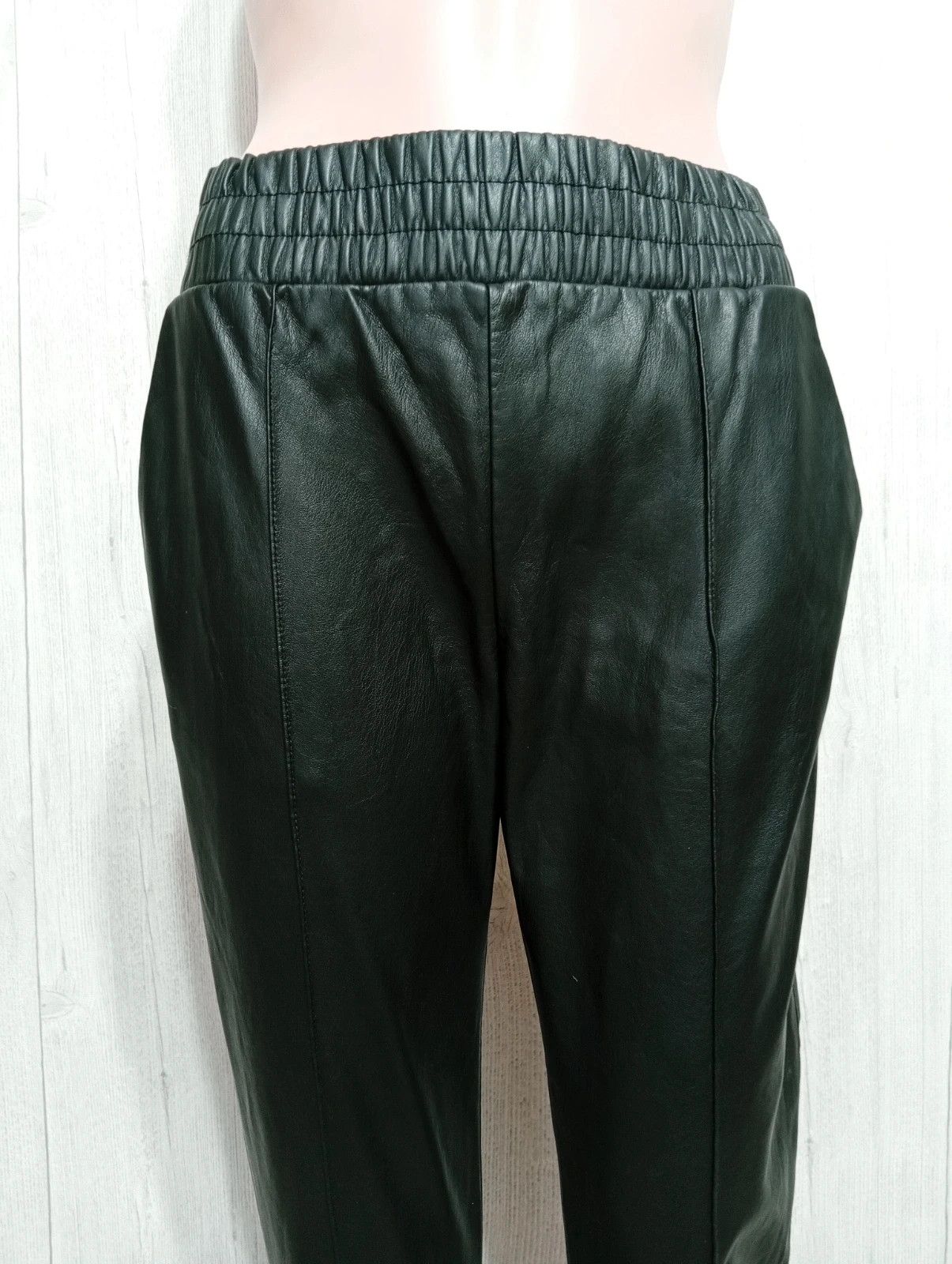 Pantalon en cuir fille - Taille XS/14 ans - bershka - couleur noir – Bershka – taille 14 ans / 164 cm 2