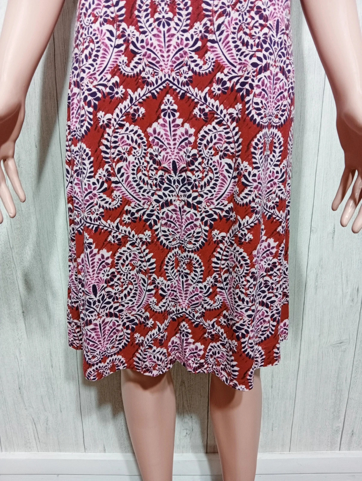 Robe femme- Taille M/38 - MS mode - couleur bordeaux et fushia – M&S Mode – taille M / 38 / 10 3