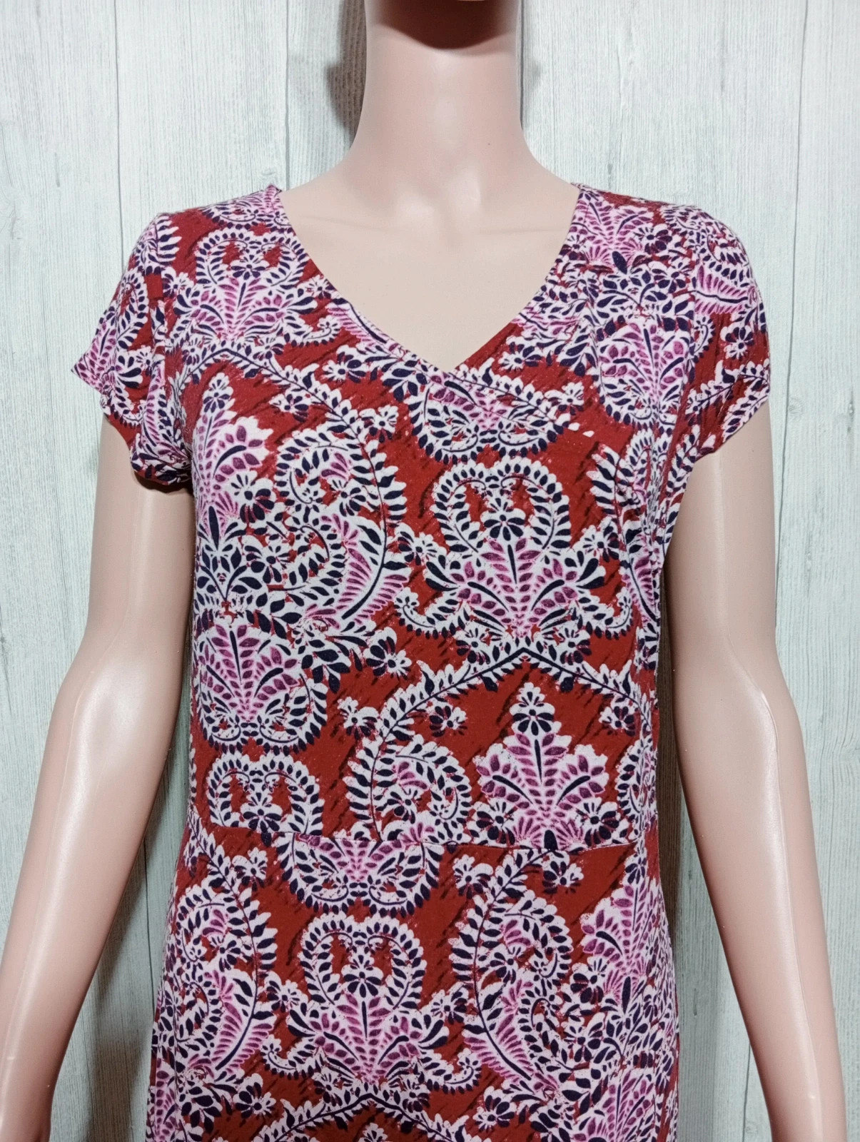 Robe femme- Taille M/38 - MS mode - couleur bordeaux et fushia – M&S Mode – taille M / 38 / 10 2