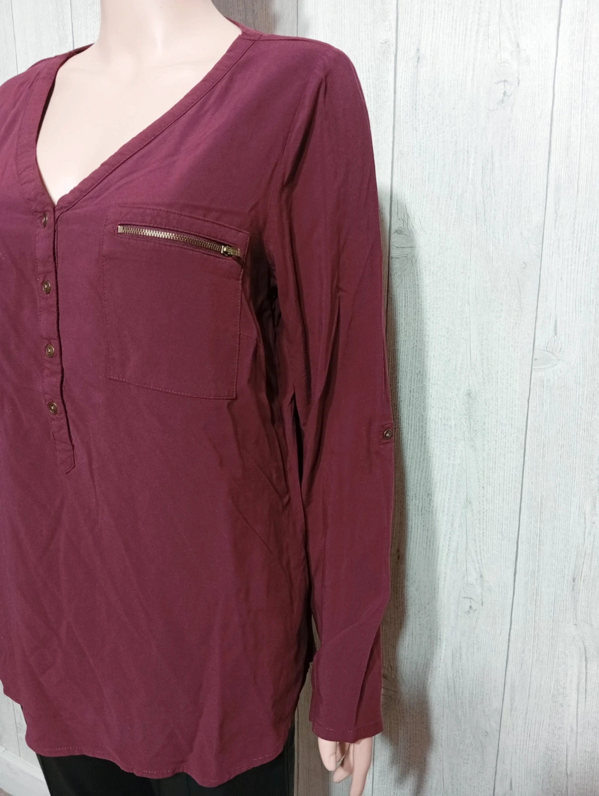 Blouse femme - BPC - taille XL/42 - couleur bordeau – B.P.C – taille XL / 42 / 14 5