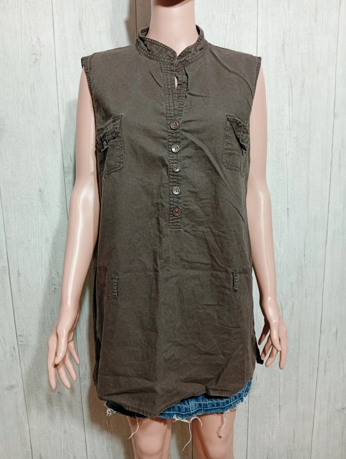 Tunique femme - Taille 48- tissaia - couleur marron