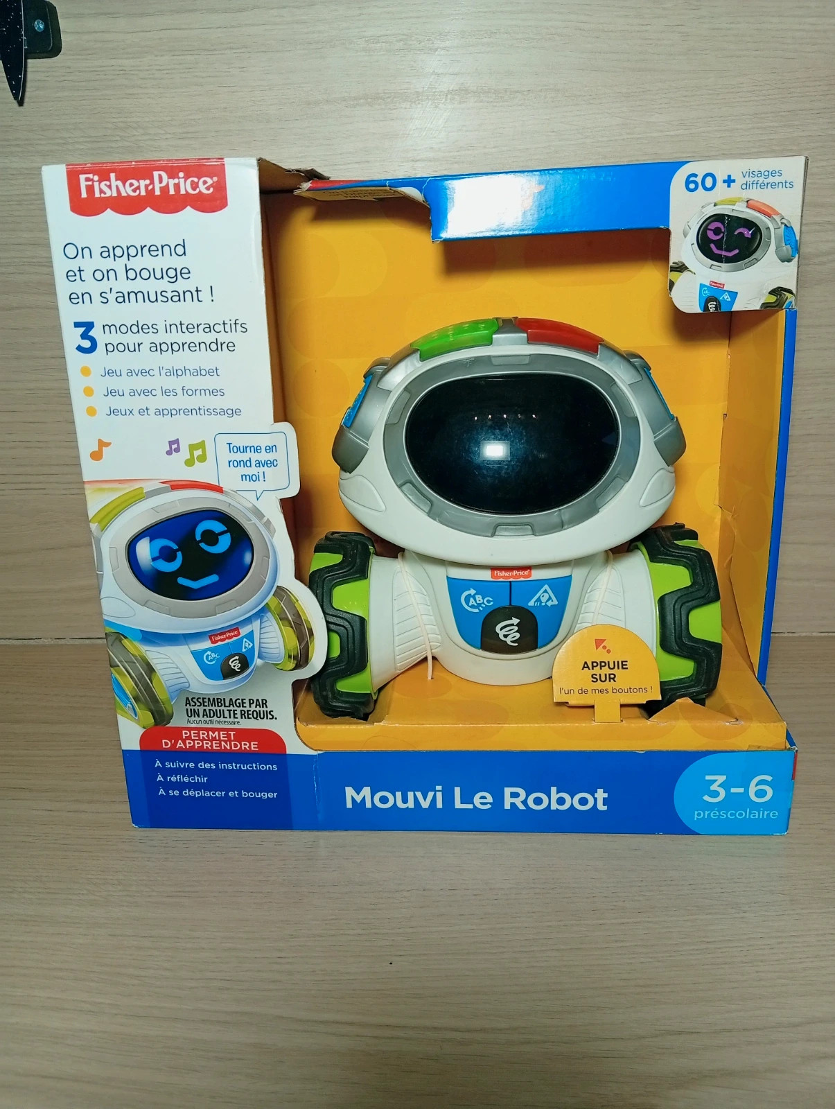 Mouvi le robot- taille3/6 ans - Fisher Price -Couleur blanc -