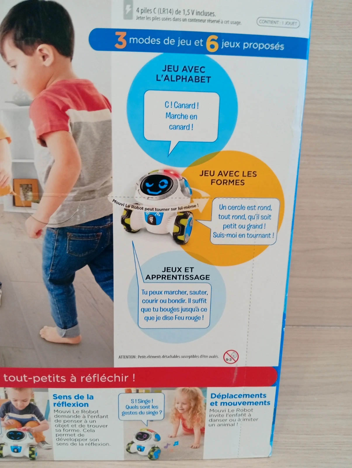 Mouvi le robot- taille3/6 ans - Fisher Price -Couleur blanc - – Fisher Price – taille Taille unique 5