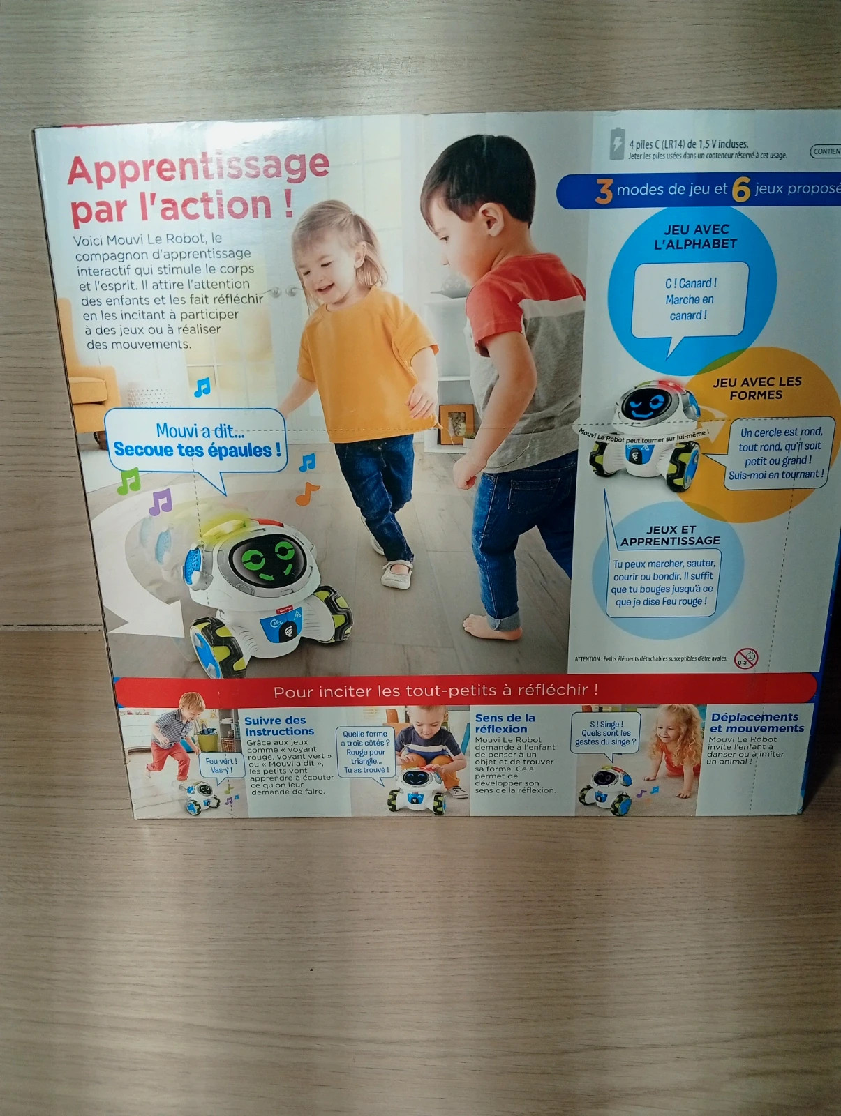 Mouvi le robot- taille3/6 ans - Fisher Price -Couleur blanc - – Fisher Price – taille Taille unique 3