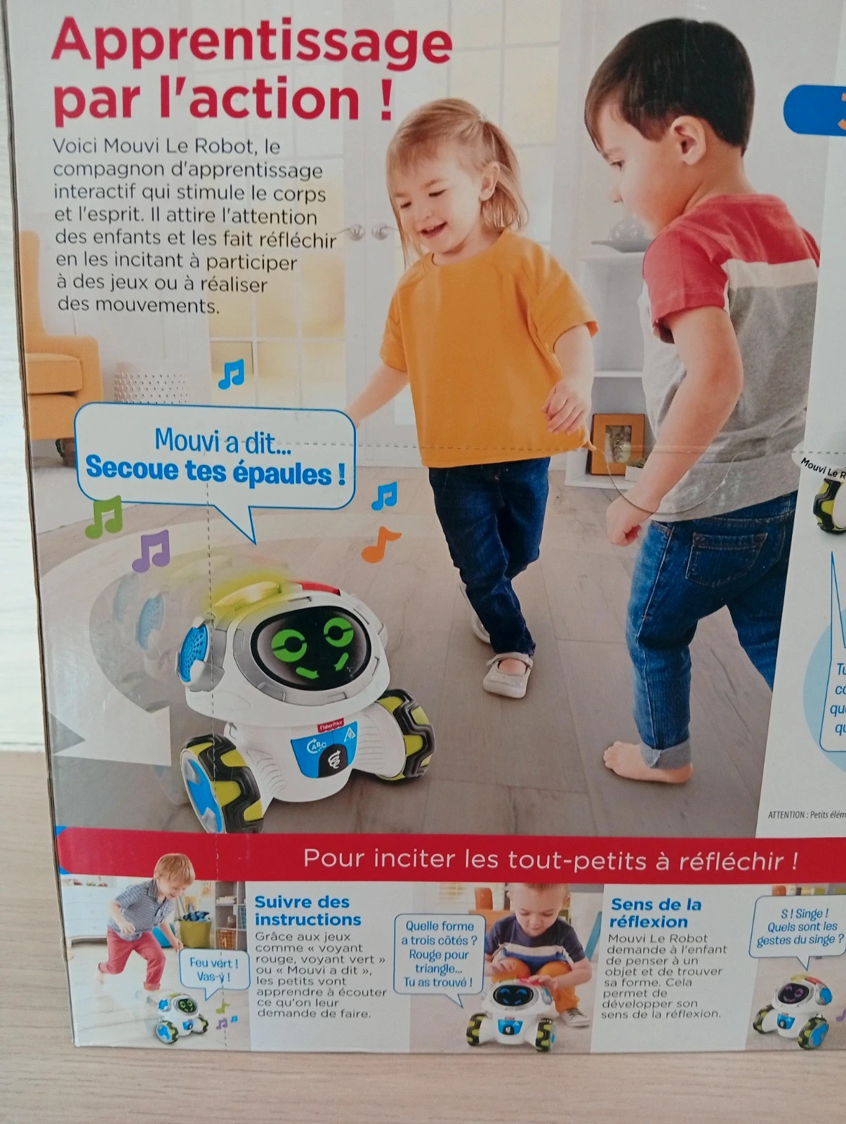 Mouvi le robot- taille3/6 ans - Fisher Price -Couleur blanc - – Fisher Price – taille Taille unique 4