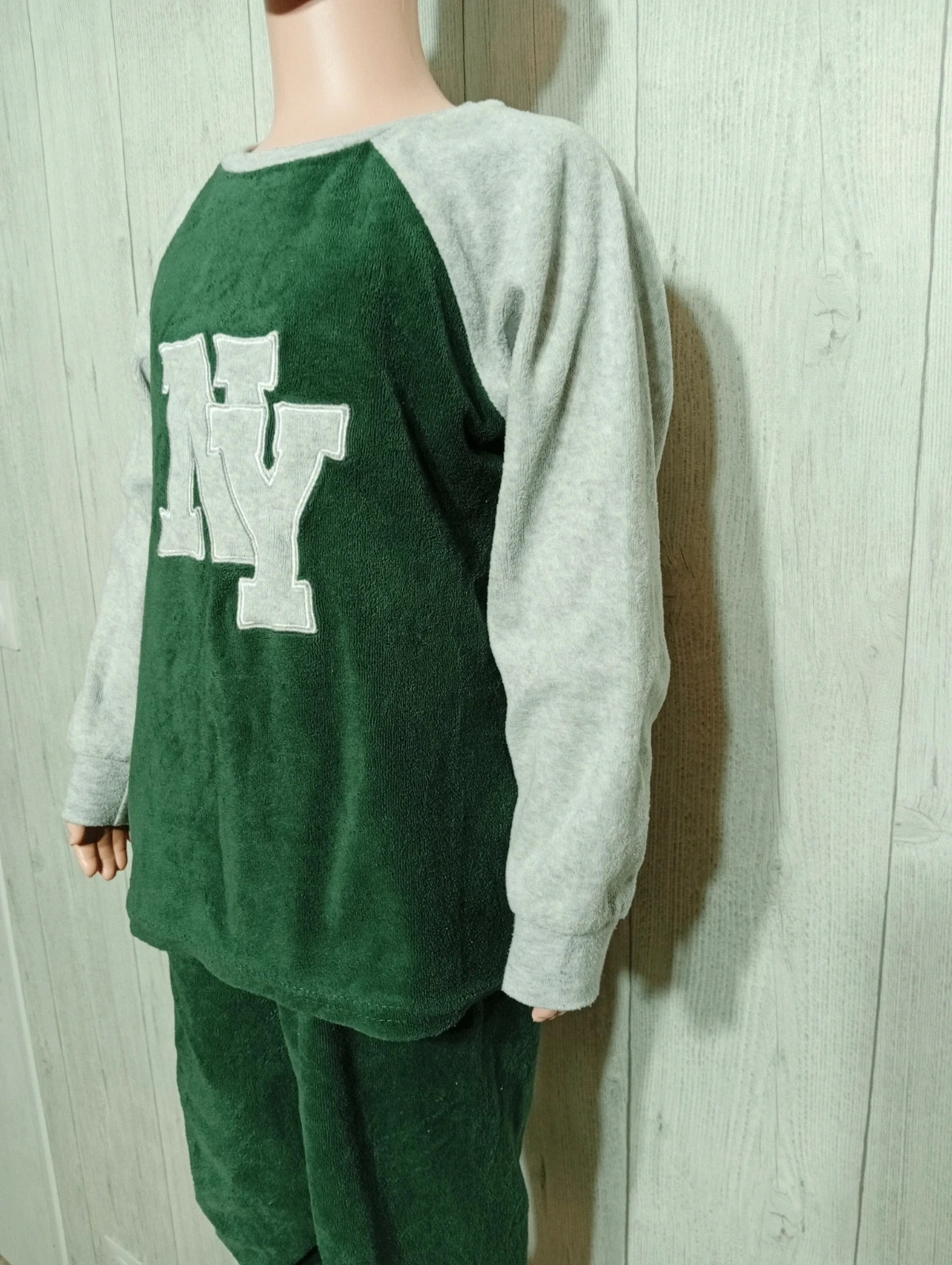 Ensemble de pyjama 2 pièces- taille 7/8 ans (122/128 cm)- zeeman- couleur vert et gris – Zeeman – taille 7 ans / 122 cm 5
