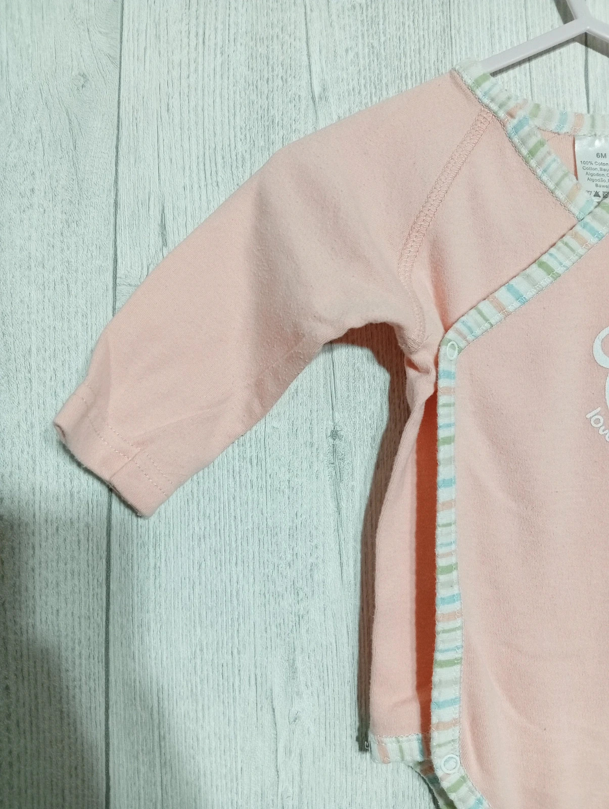 Bodies fille - Taille 6 mois - Couleur rose abricot – taille 3-6 mois / 62 cm 4