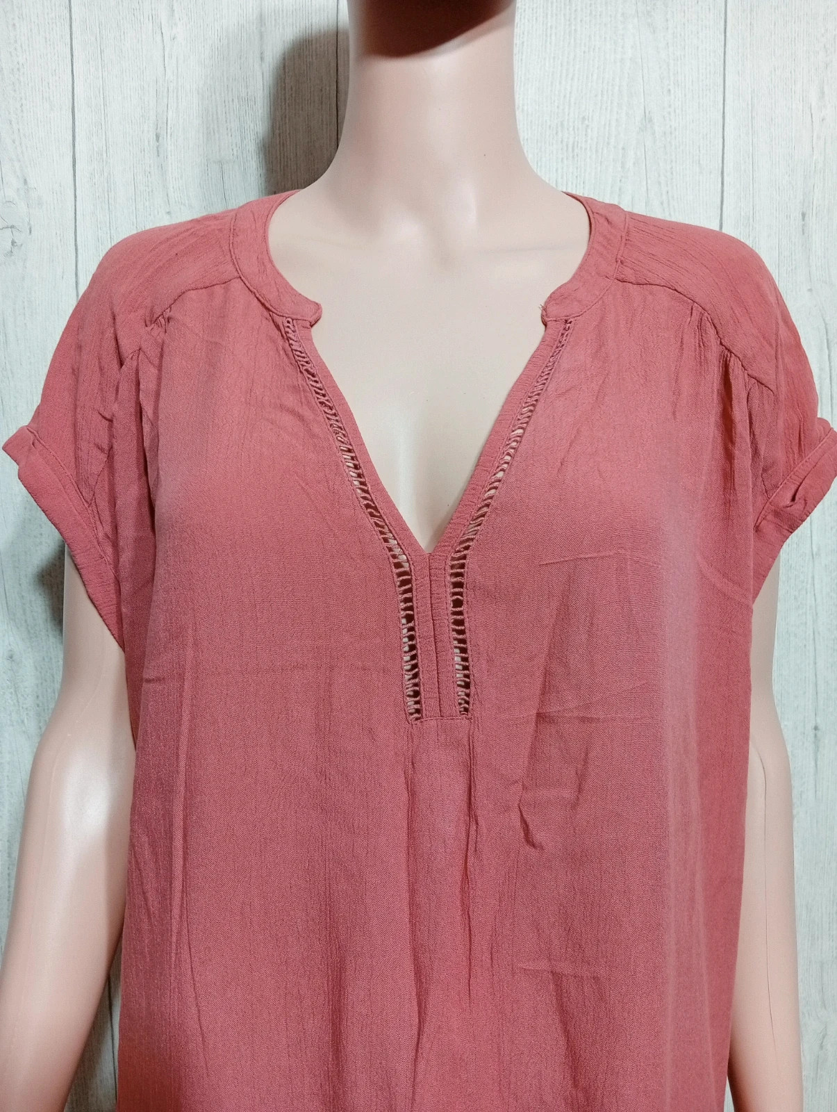 Blouse femme - Taille XXL/44- la halle - couleur corail – La Halle – taille XXL / 44 / 16 2