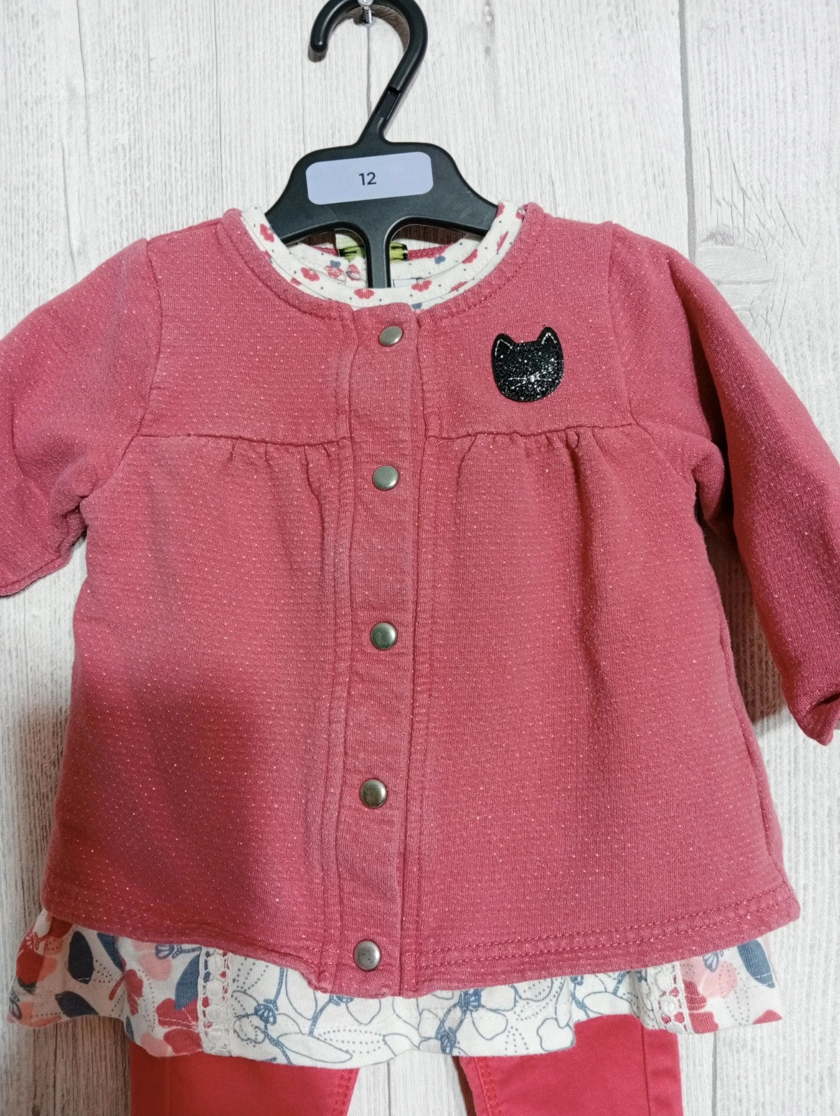 Ensemble 3 pièces fille - Taille 6 mois ( 68 cm) - couleur multicolore – Tape à l'œil – taille 6-9 mois / 68 cm 2