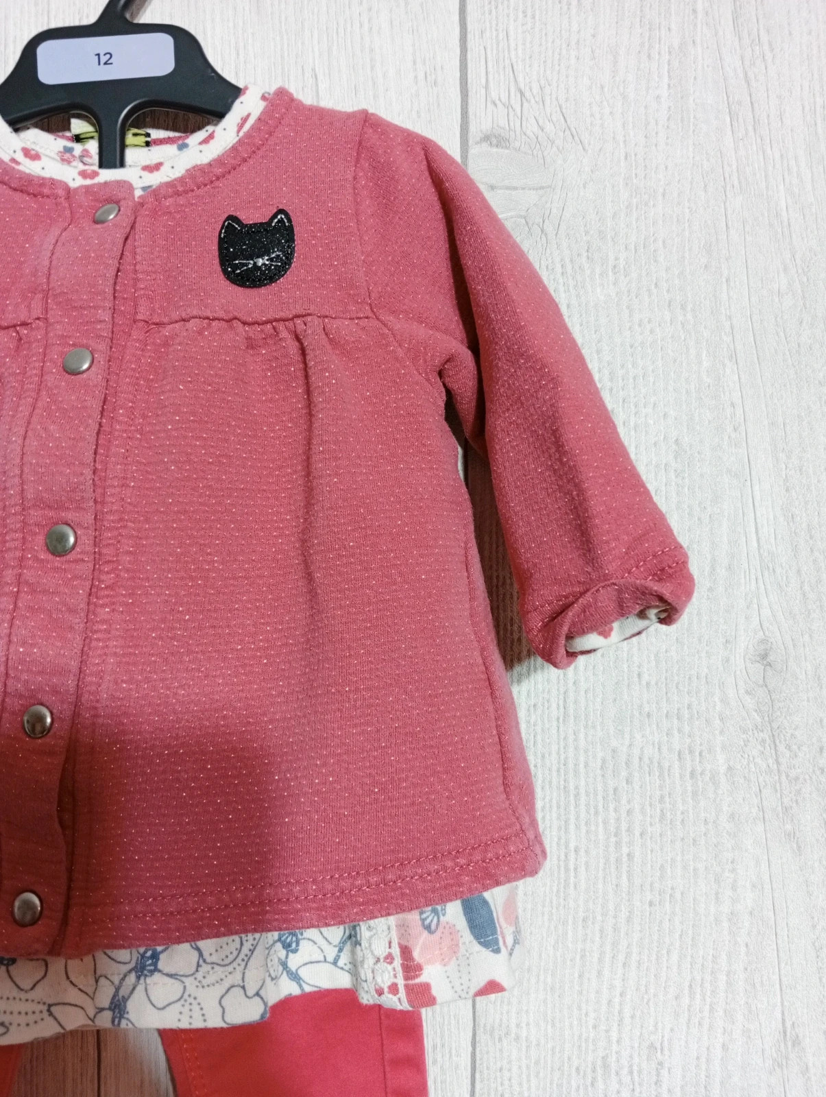 Ensemble 3 pièces fille - Taille 6 mois ( 68 cm) - couleur multicolore – Tape à l'œil – taille 6-9 mois / 68 cm 4