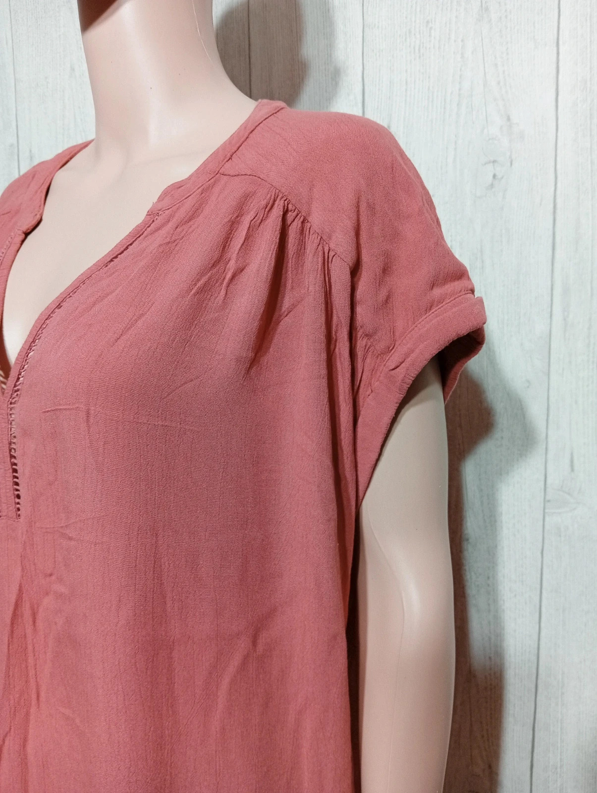 Blouse femme - Taille XXL/44- la halle - couleur corail – La Halle – taille XXL / 44 / 16 5