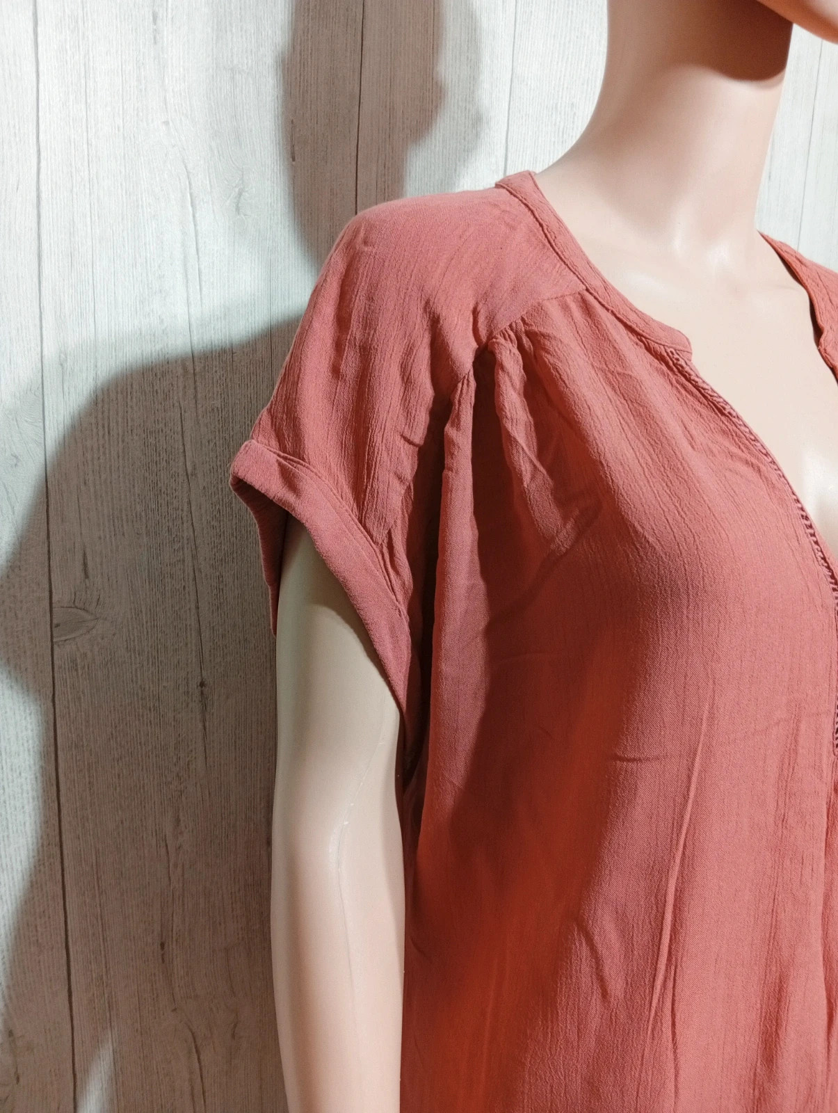 Blouse femme - Taille XXL/44- la halle - couleur corail – La Halle – taille XXL / 44 / 16 4