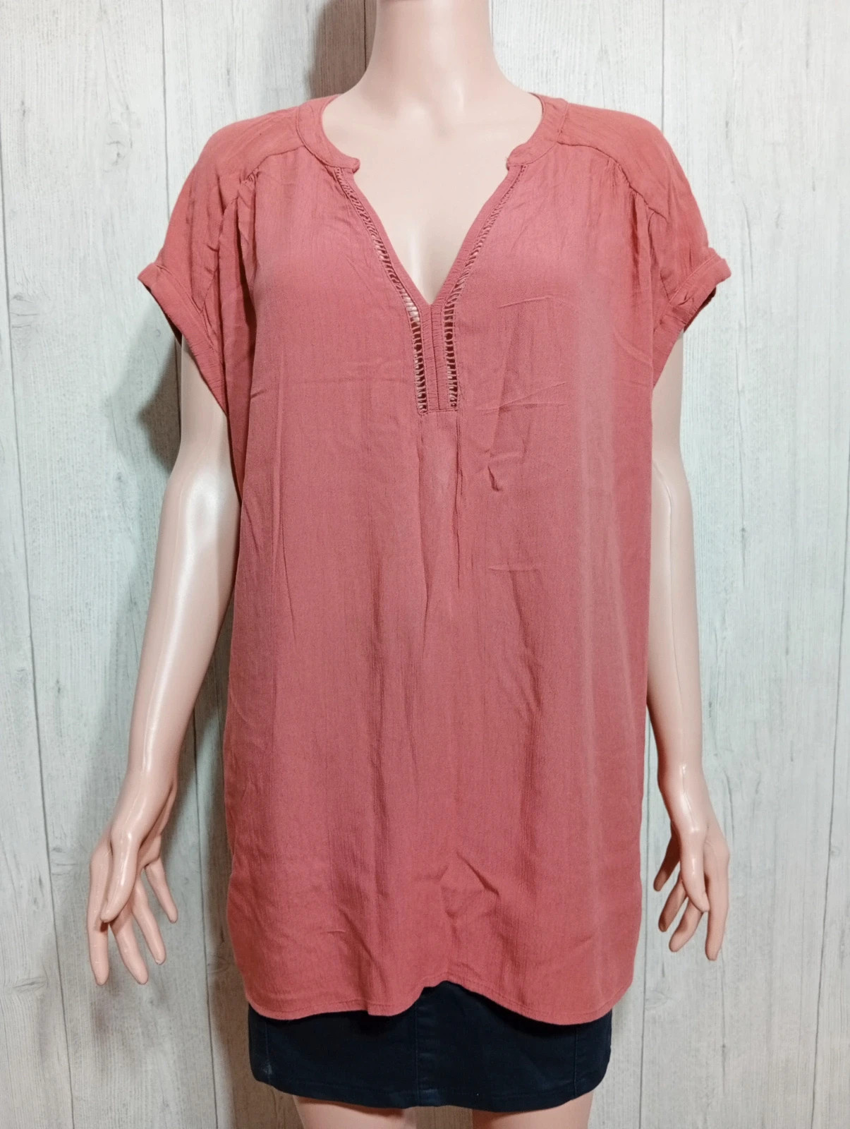 Blouse femme - Taille XXL/44- la halle - couleur corail – La Halle – taille XXL / 44 / 16