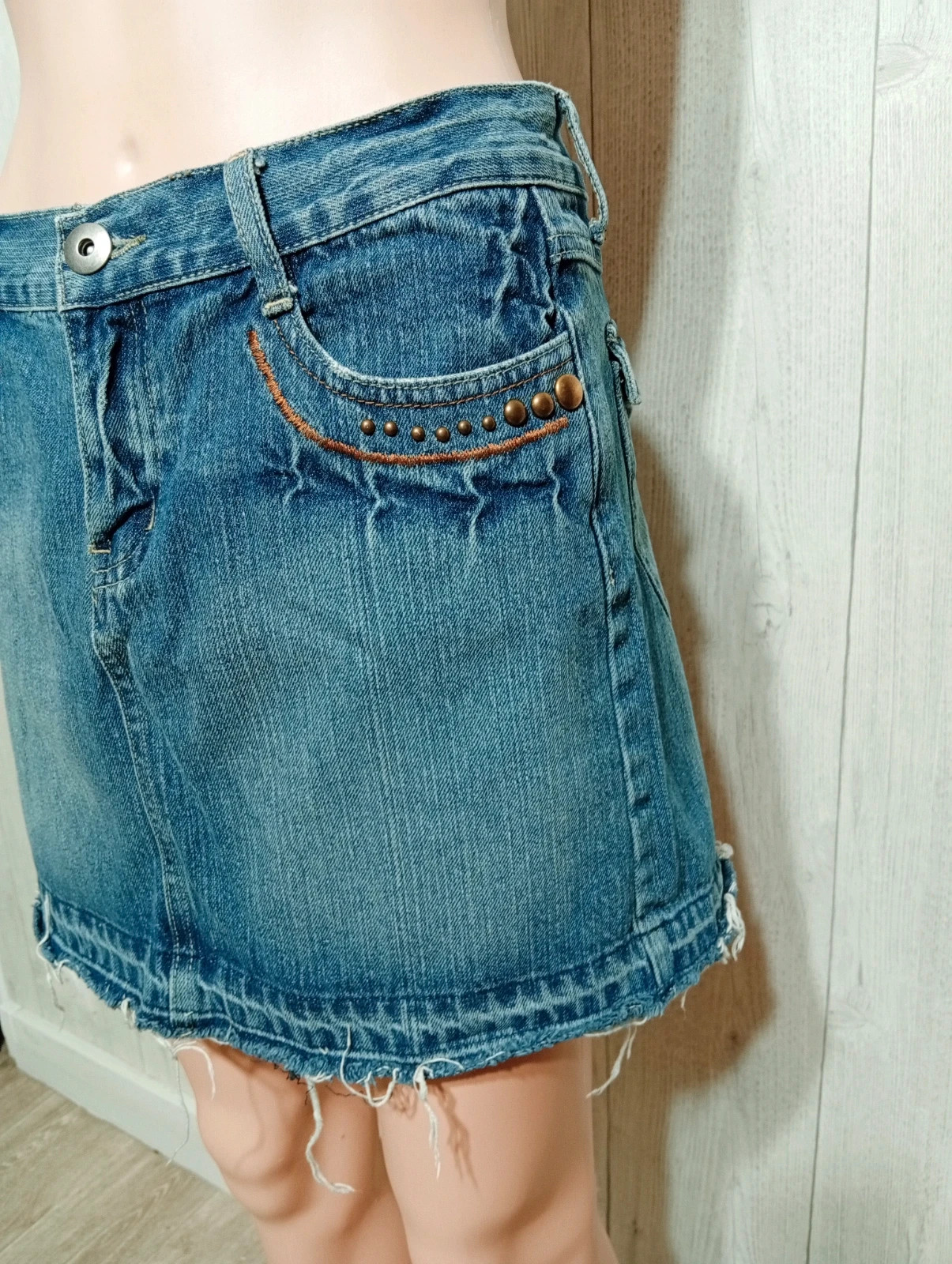 Jupe fille - taille 36/ 14 ans (162 cm) - sismix- couleur marine – SisMix – taille 14 ans / 164 cm 3