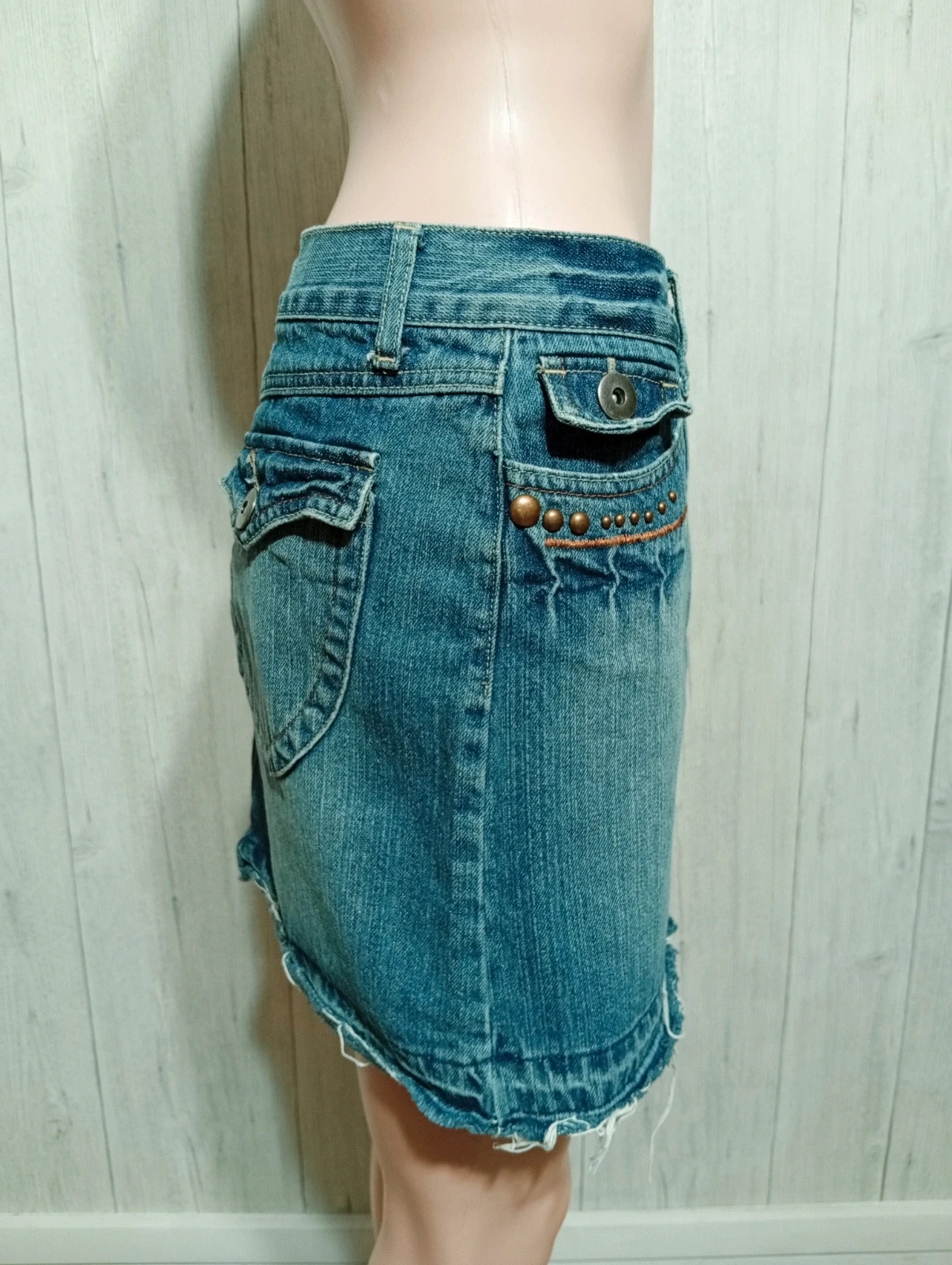 Jupe fille - taille 36/ 14 ans (162 cm) - sismix- couleur marine – SisMix – taille 14 ans / 164 cm 4