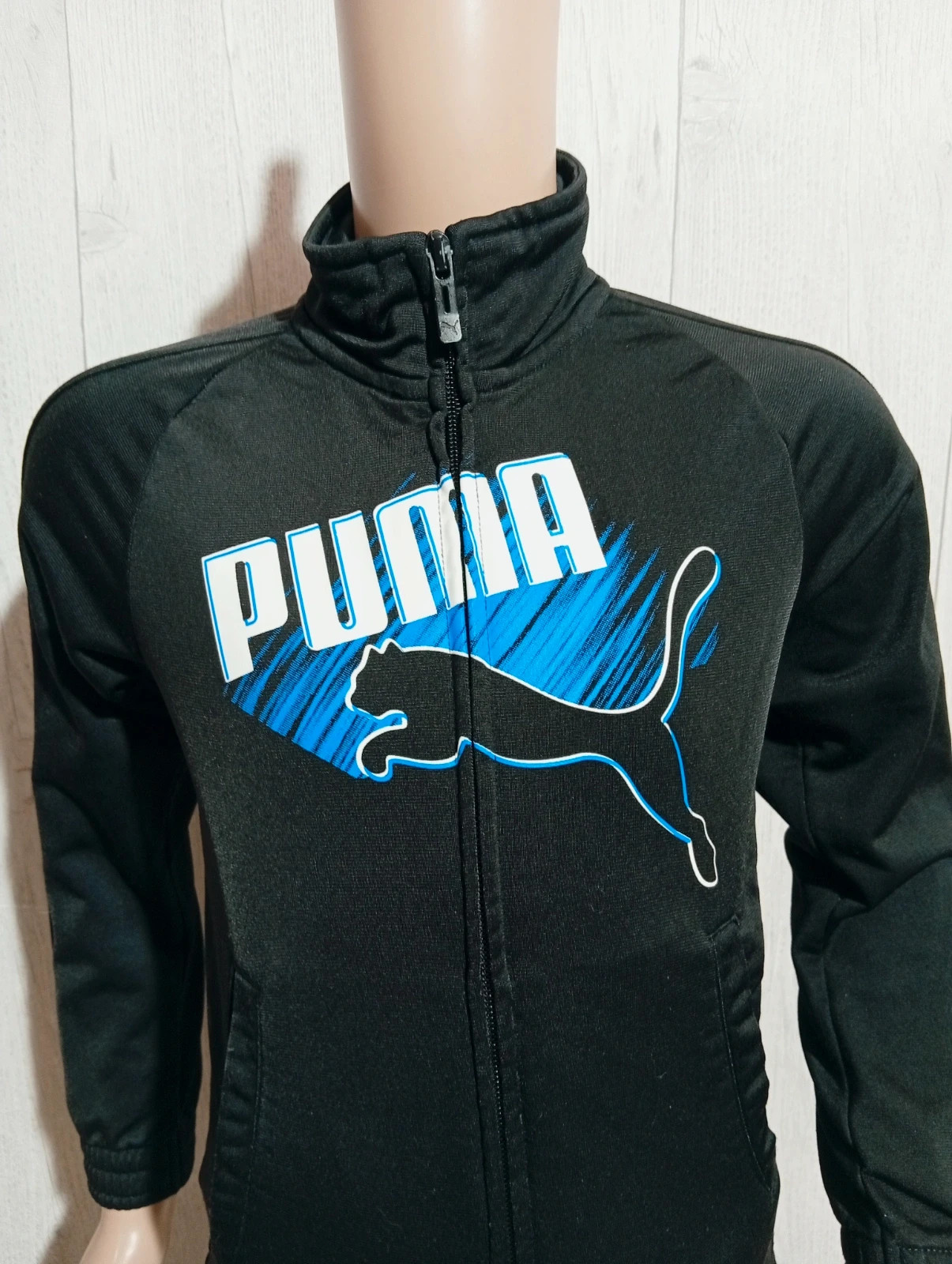 Gilet garcon - Taille 6 ans - puma-Couleur noir bleu et blanc – Puma – taille 6 ans / 116 cm 2