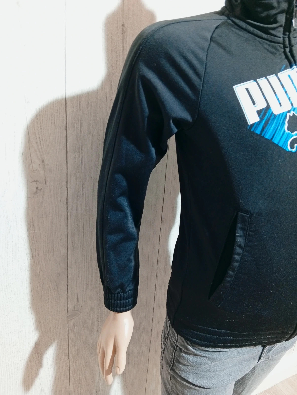 Gilet garcon - Taille 6 ans - puma-Couleur noir bleu et blanc – Puma – taille 6 ans / 116 cm 4