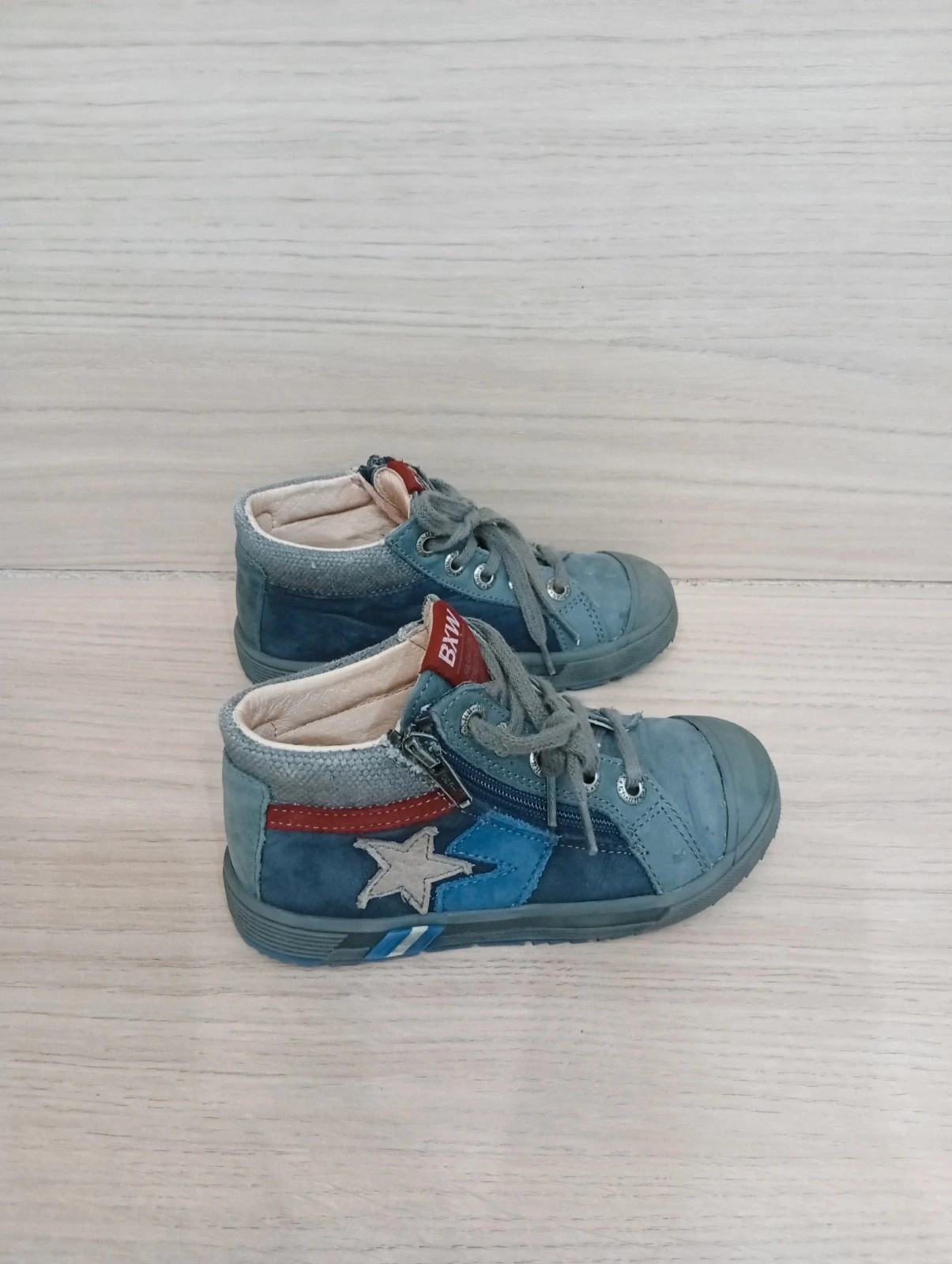 Chaussures à lacet garcon - Taille 27 - bopy - couleur marine/grise – bopy – taille 27 4