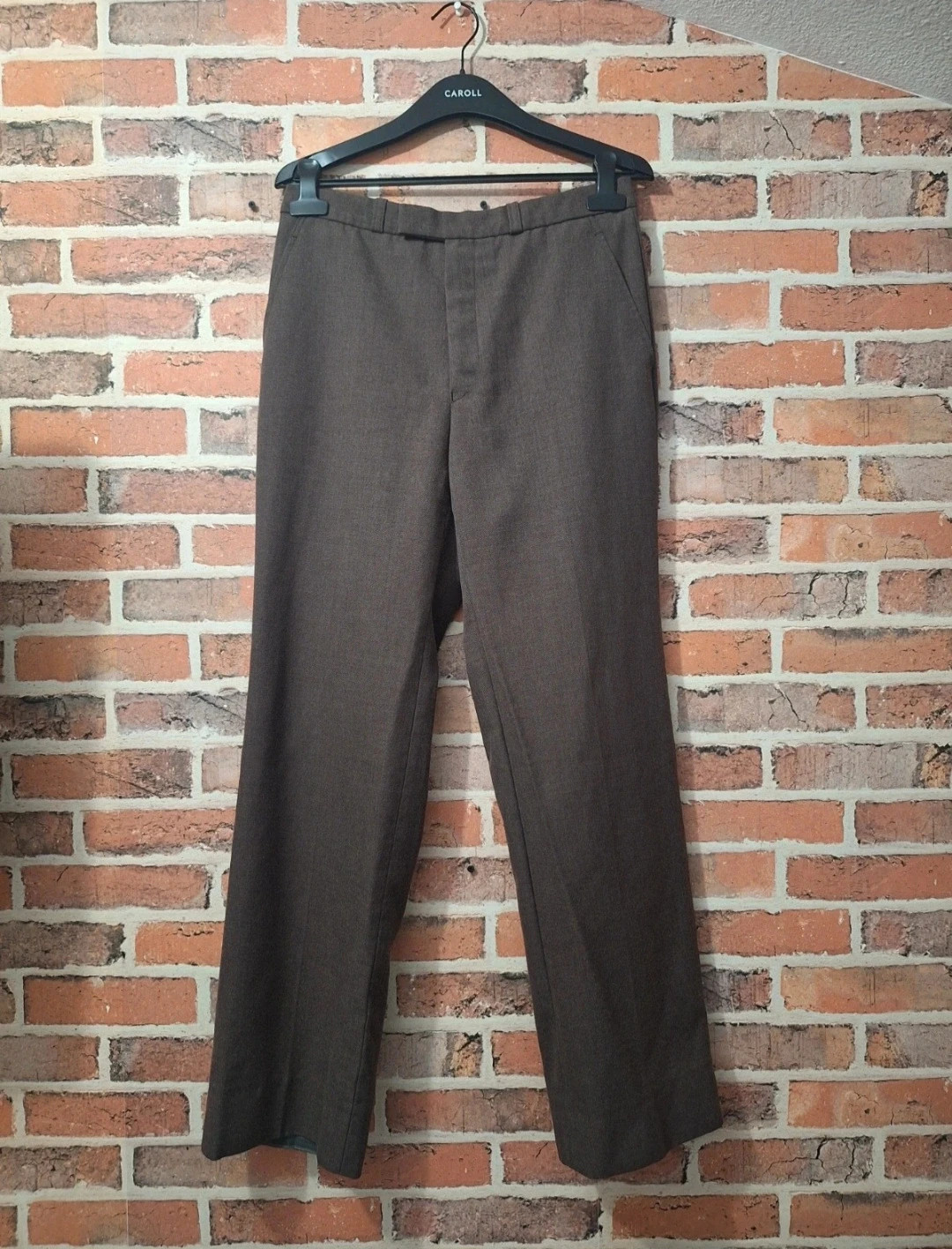 Pantalon de costume homme-taille XL/42-terylene-couleur marron