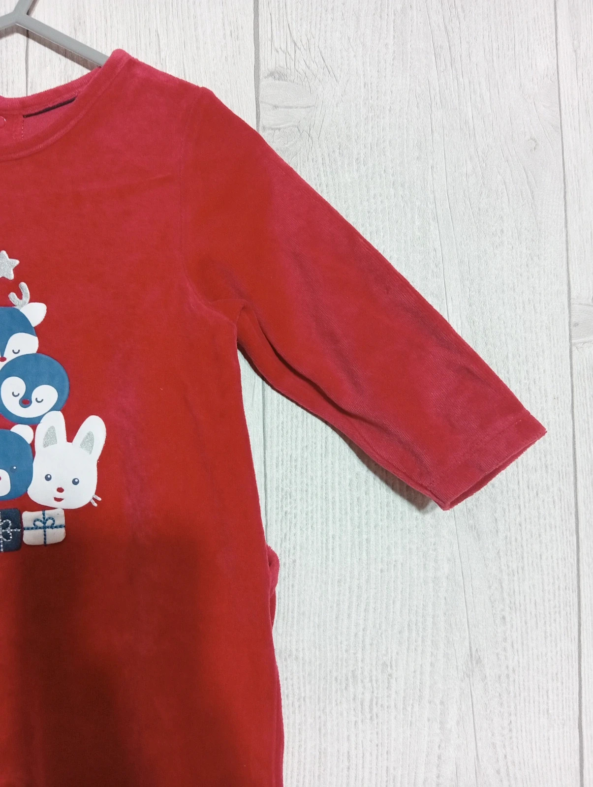 Pyjama 1 pièce garcon- taille 12 mois(74 cm) - obaibi - couleur rouge – Obaïbi – taille 9-12 mois / 74 cm 5