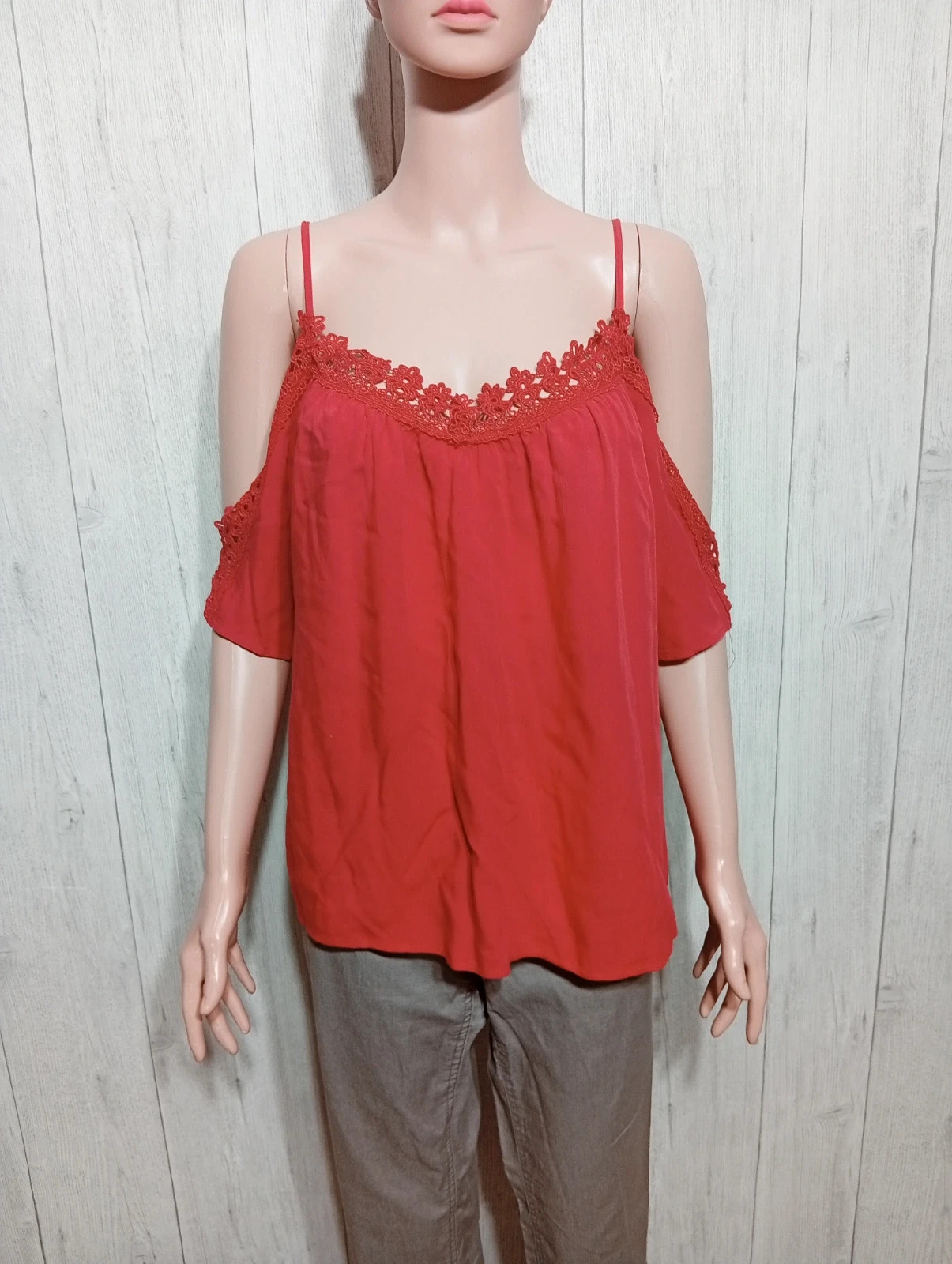 Blouse femme - Taille M/L - orcelly - couleur rouge