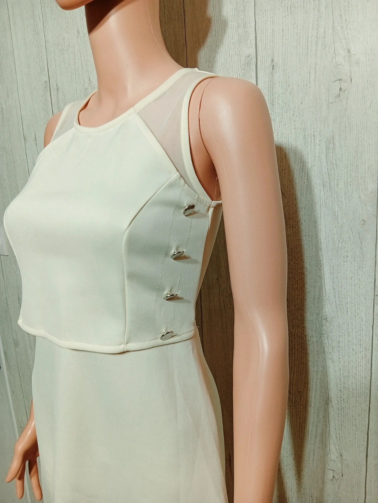 Robe femme- Taille XS/34-body flirt boutique - Couleur creme – Bodyflirt – taille XS / 34 / 6 5