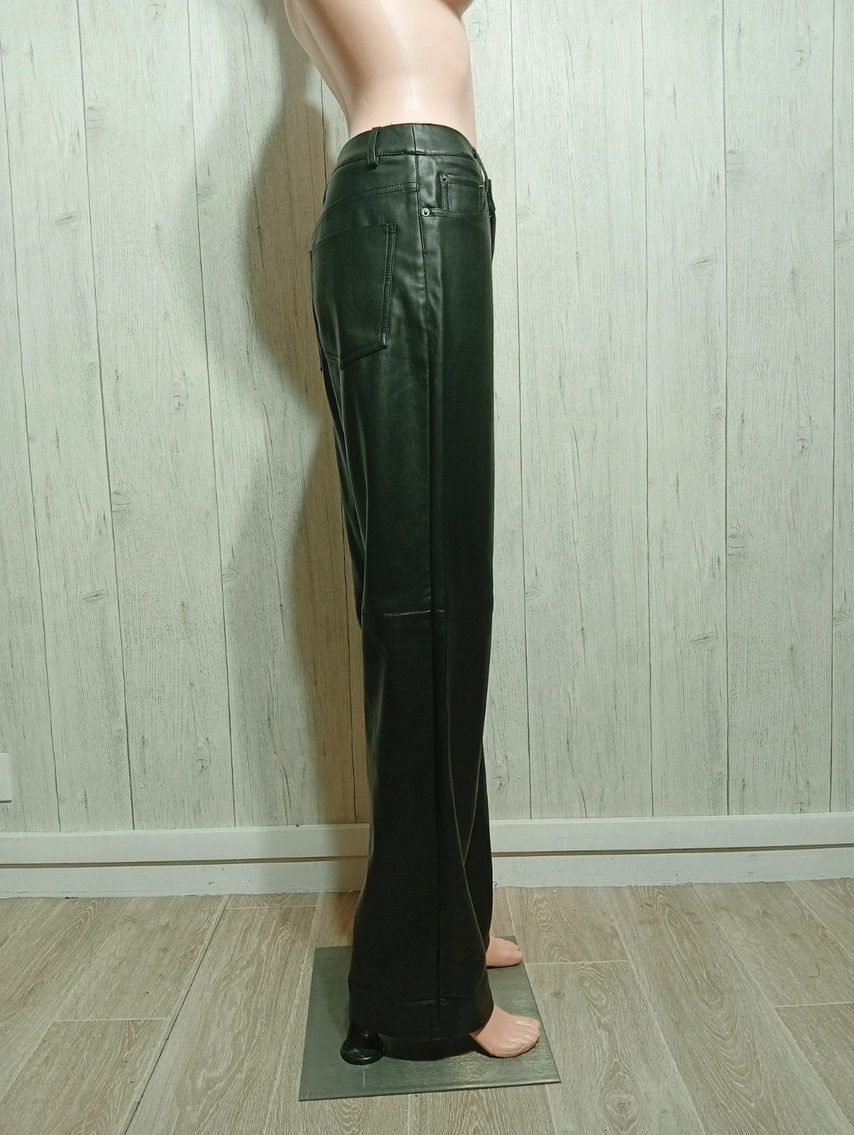 Pantalon en cuir femme - tailleS/36- pimkie - couleur noir – Pimkie – taille S / 36 / 8 4