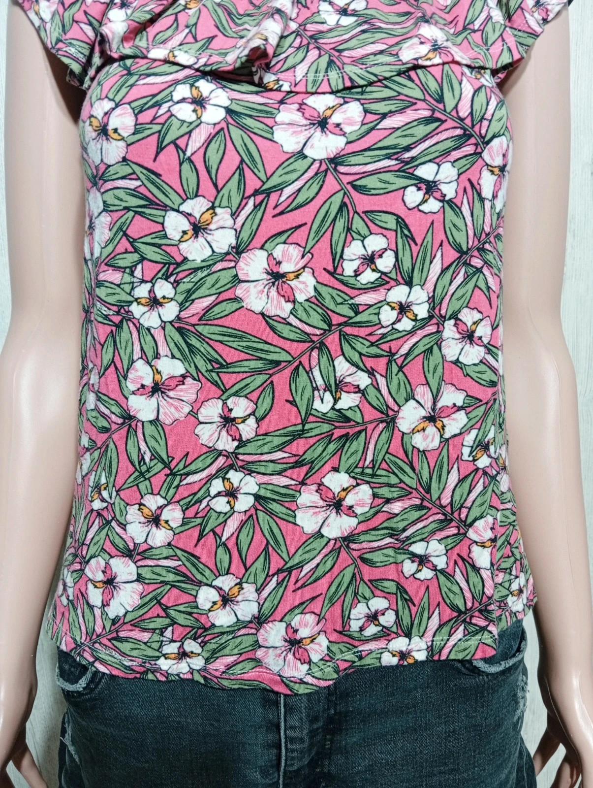 Blouse femme - Taille S/36-kiabi- fushia et vert – Kiabi – taille S / 36 / 8 3