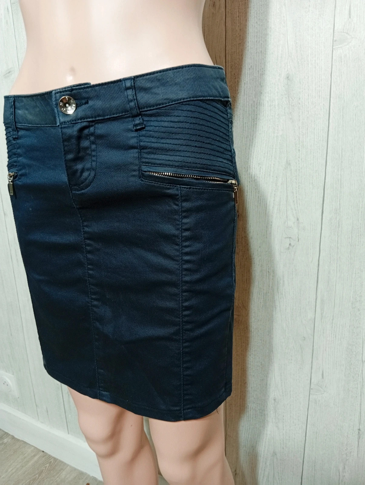 Jupe femme - Taille S/36 - grain de malice - couleur marine – Grain de Malice – taille S / 36 / 8 5