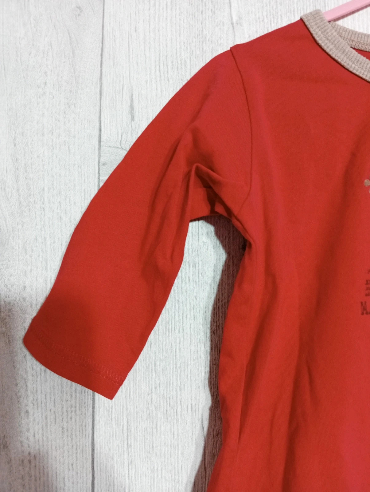 T-shirt manche Longue garcon- Taille 12 mois (74 cm) - marese - couleur rouge – Marese – taille 9-12 mois / 74 cm 5