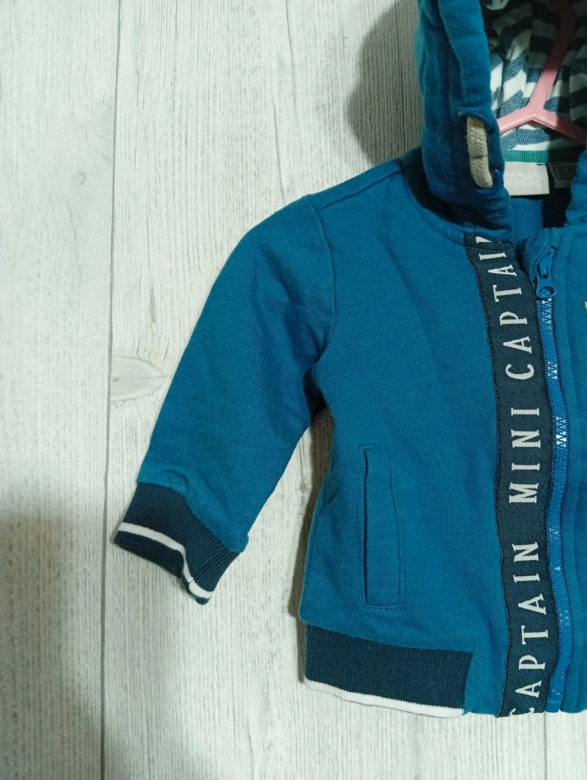 Gilet garcon - Taille 3 mois (56 cm) - my first chicco - couleur bleu et marine – My First Chicco – taille 1-3 mois / 56 cm 4