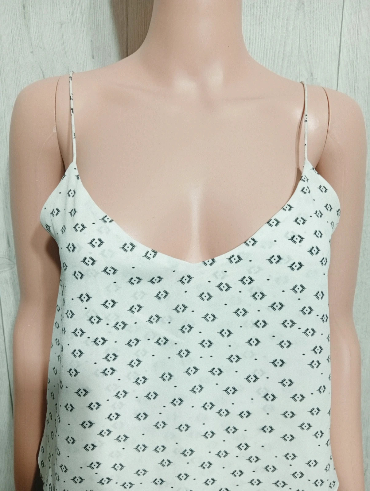Débardeur femme - Taille S/36- pimkie - couleur blanc et noir – Pimkie – taille S / 36 / 8 2