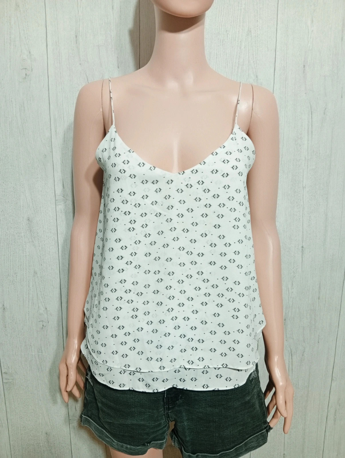 Débardeur femme - Taille S/36- pimkie - couleur blanc et noir