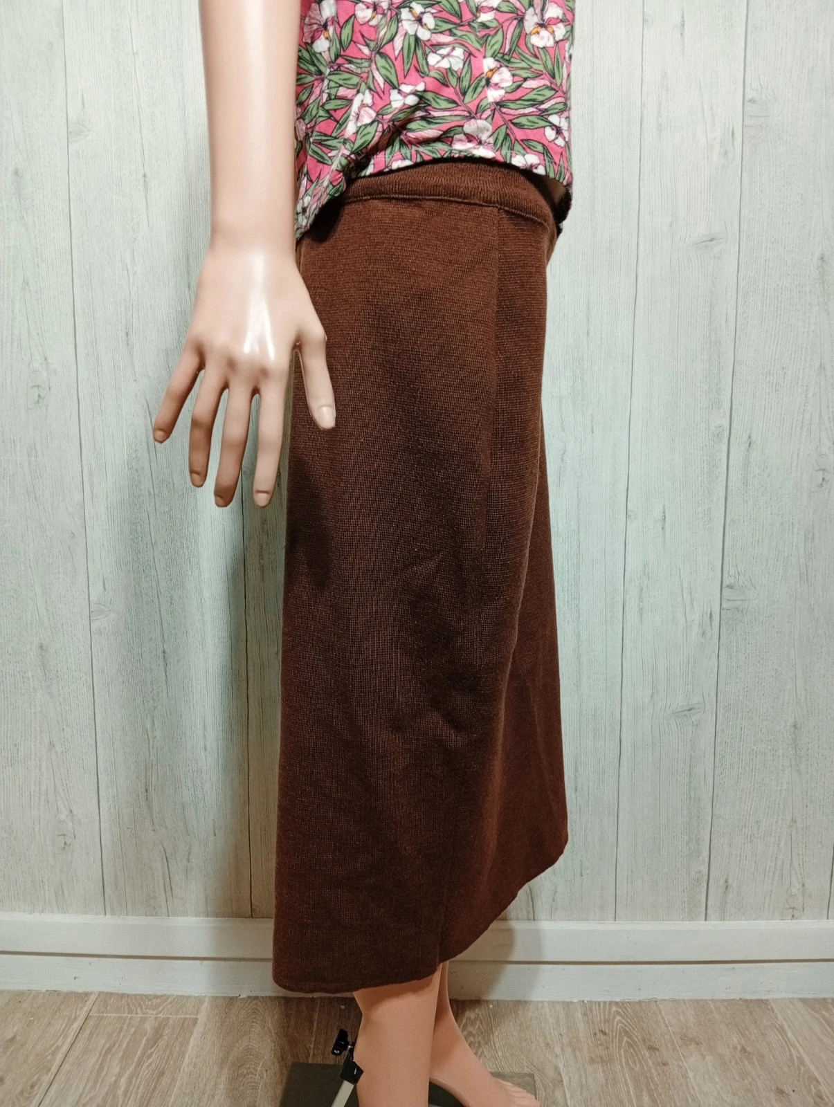 Jupe longue femme - Taille XL/42- Marcellegriffon - couleur marron – Marcelle Griffon – taille XL / 42 / 14 4