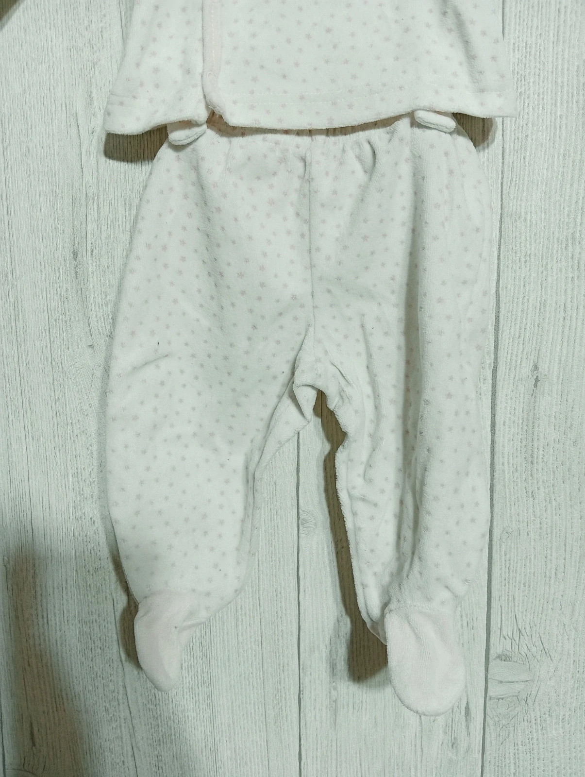 Ensemble 2 pièces de pyjama fille - Taille 6 mois ( 67 cm) - kitchoun - blenc et rose – Kitchoun – taille 6-9 mois / 68 cm 5