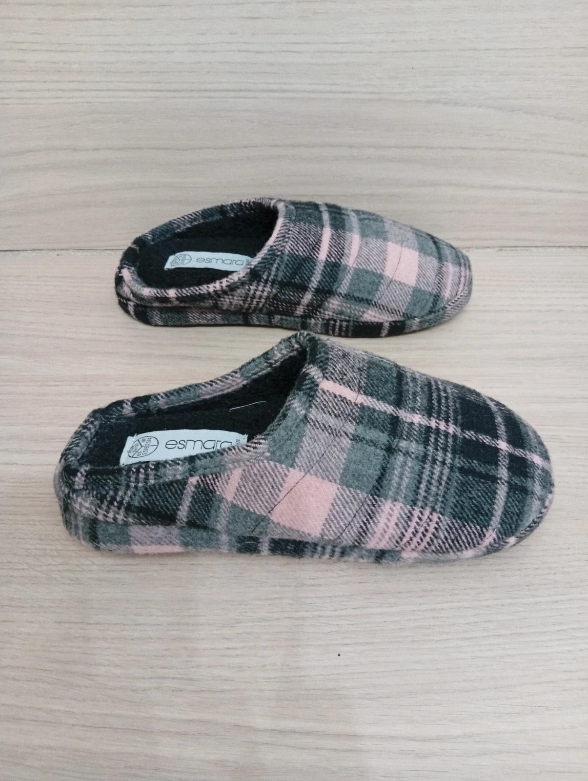 Chaussons femme - esmara - taille 36/37 - couleur rose et gris
