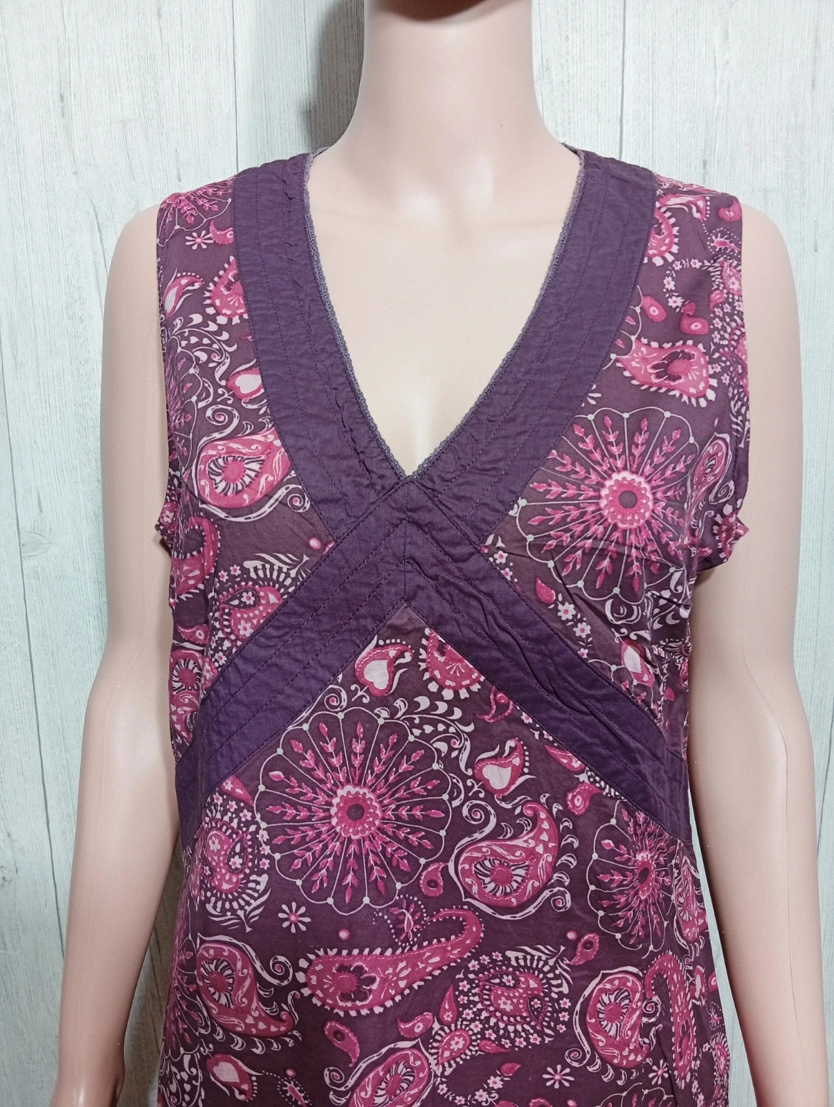 Robe femme - Taille 46 - kiabi - couleur bordeaux, violet – Kiabi – taille XXXL / 46 / 18 2
